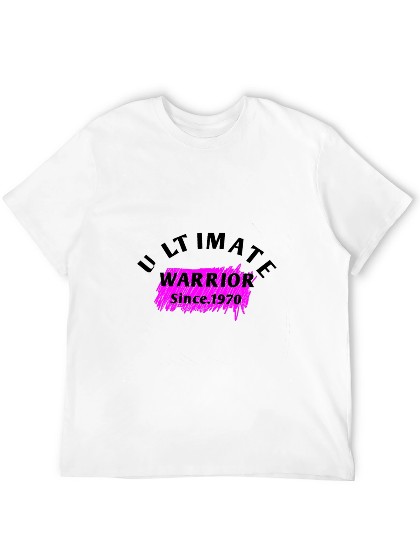 Ultimate Warrior Since 1970 Black T-Shirt