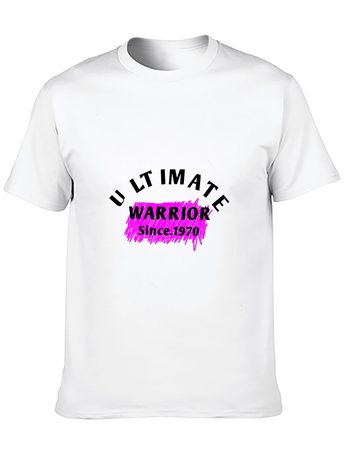 Ultimate Warrior Since 1970 Black T-Shirt
