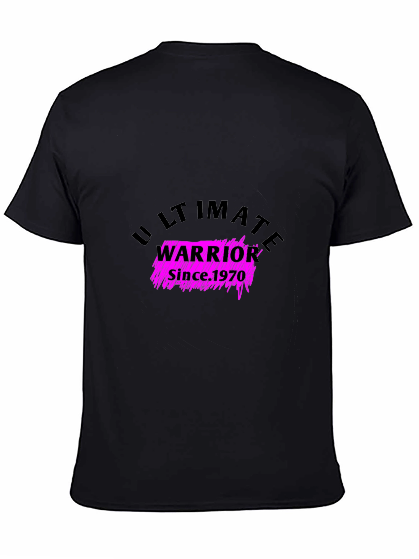 Ultimate Warrior Since 1970 Black T-Shirt