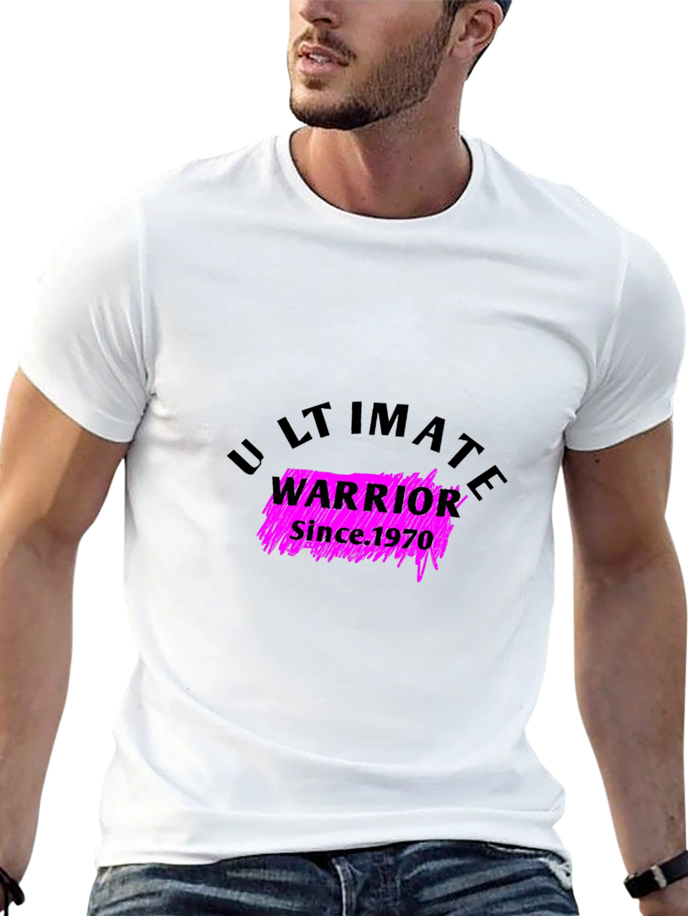 Ultimate Warrior Since 1970 Black T-Shirt