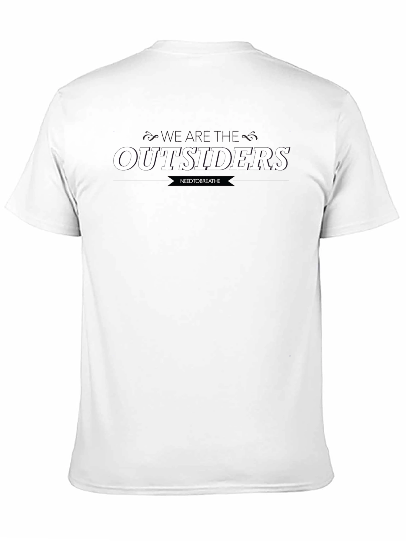 Outsiders Graphic Print Black T-Shirt