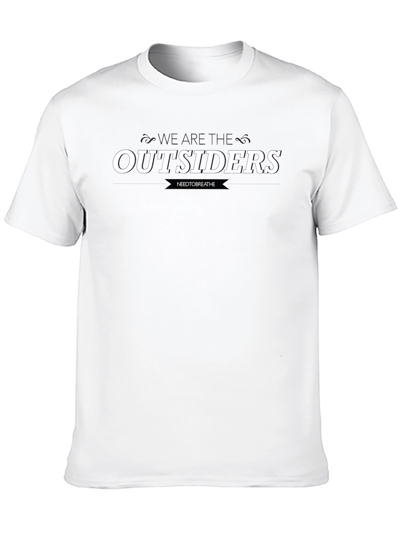 Outsiders Graphic Print Black T-Shirt