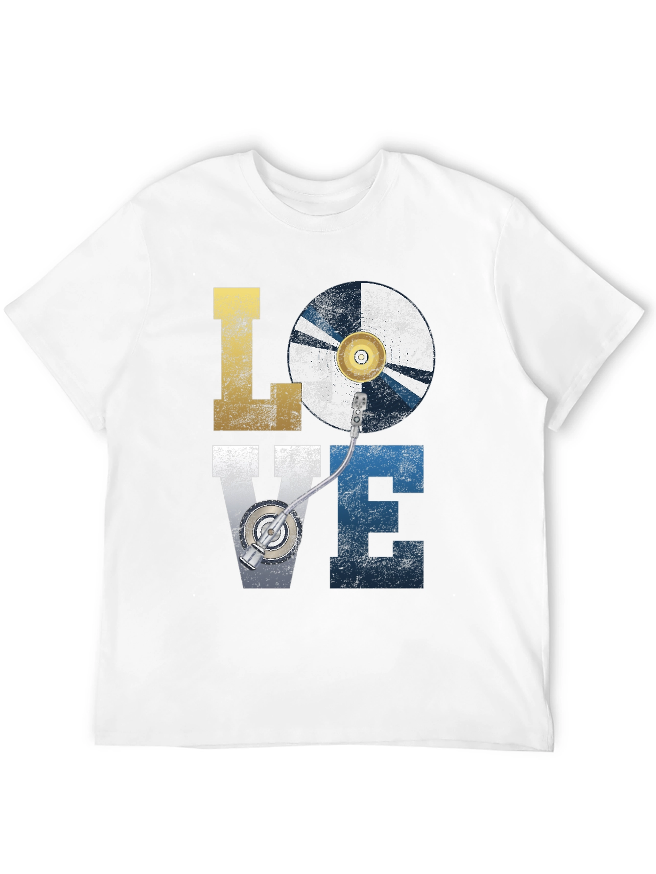 Retro DJ Love T-Shirt Vinyl Music Lover Tee