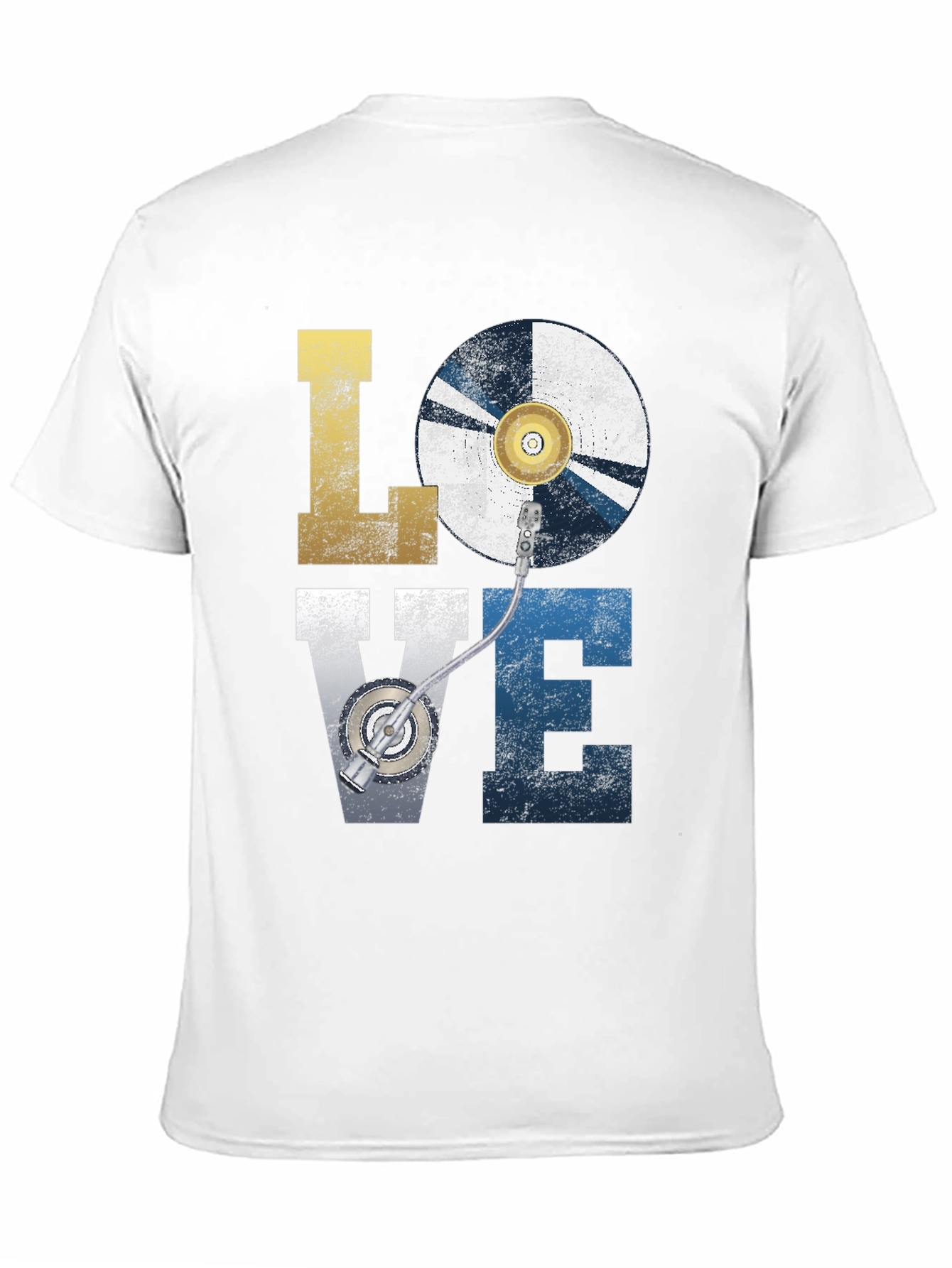 Retro DJ Love T-Shirt Vinyl Music Lover Tee