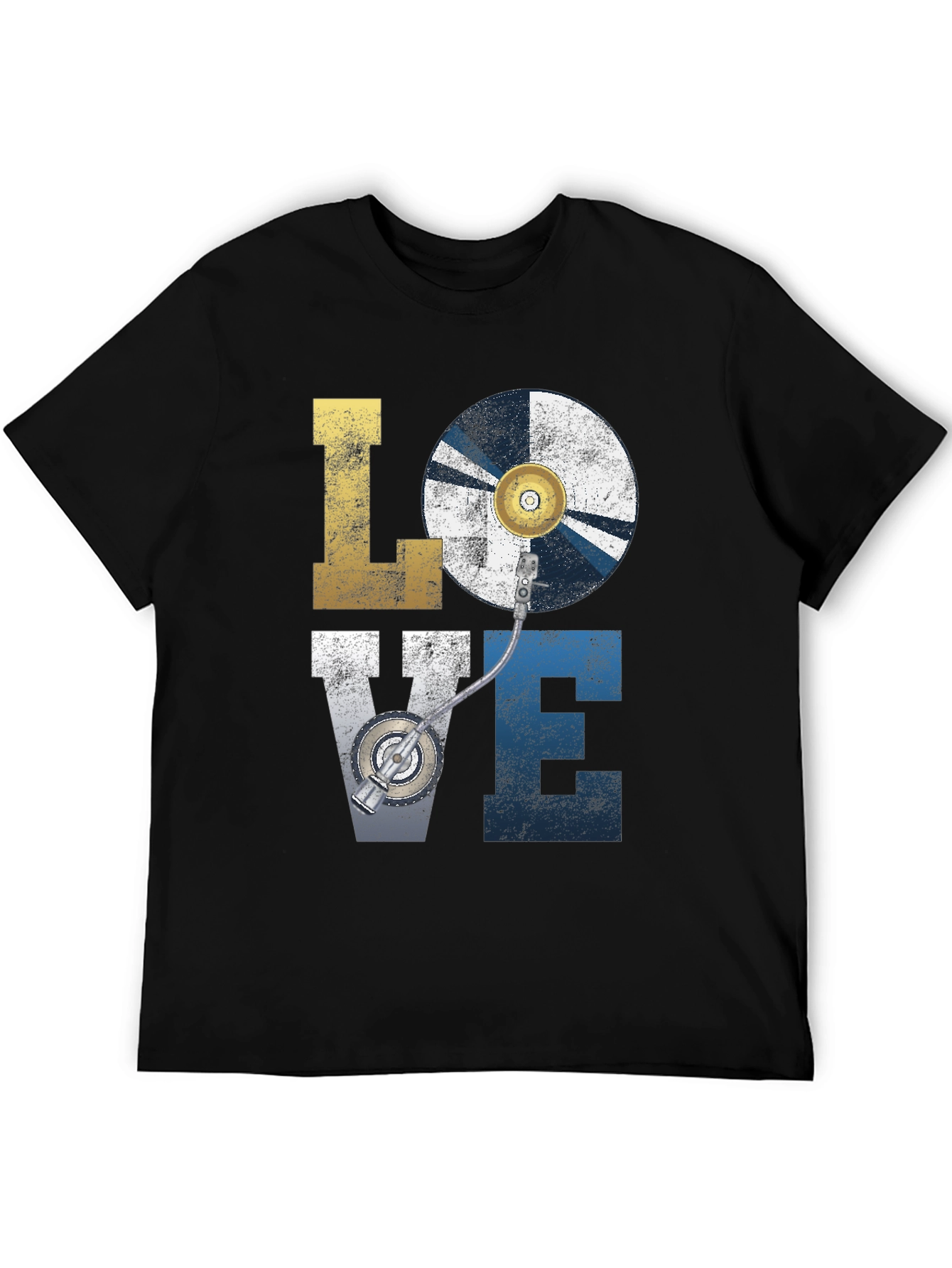 Retro DJ Love T-Shirt Vinyl Music Lover Tee