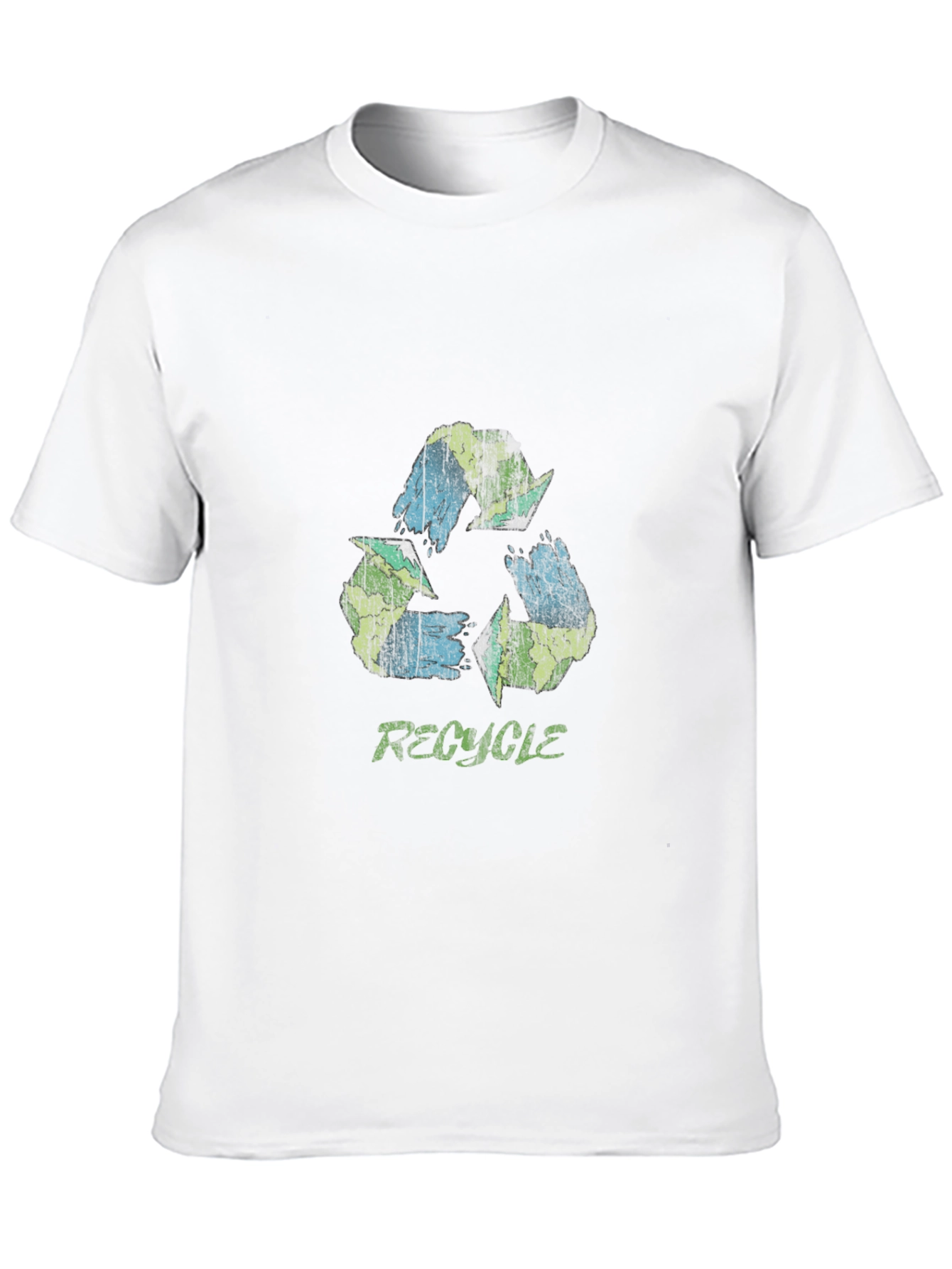 Recycle Earth Graphic T-Shirt - Eco Friendly Design