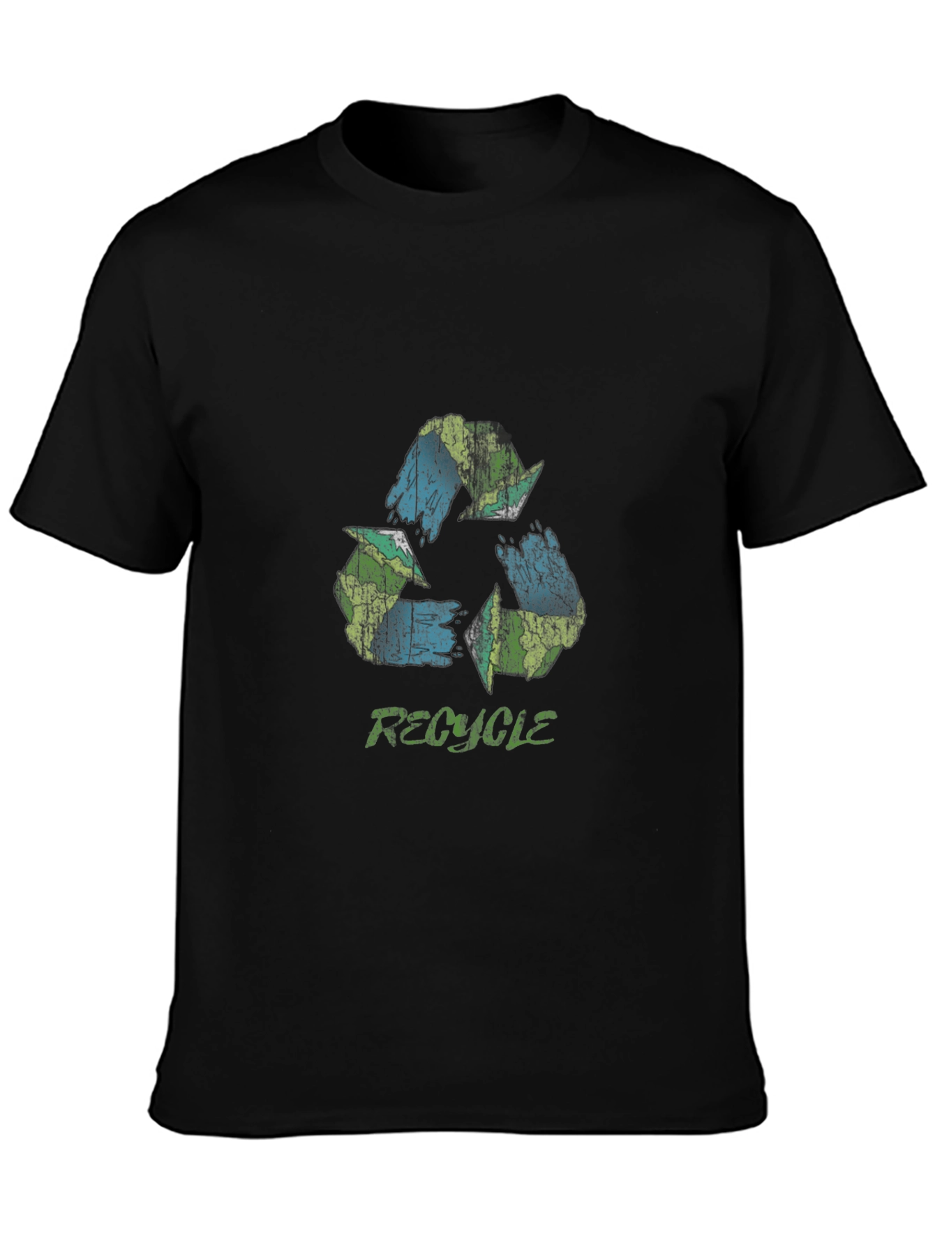 Recycle Earth Graphic T-Shirt - Eco Friendly Design