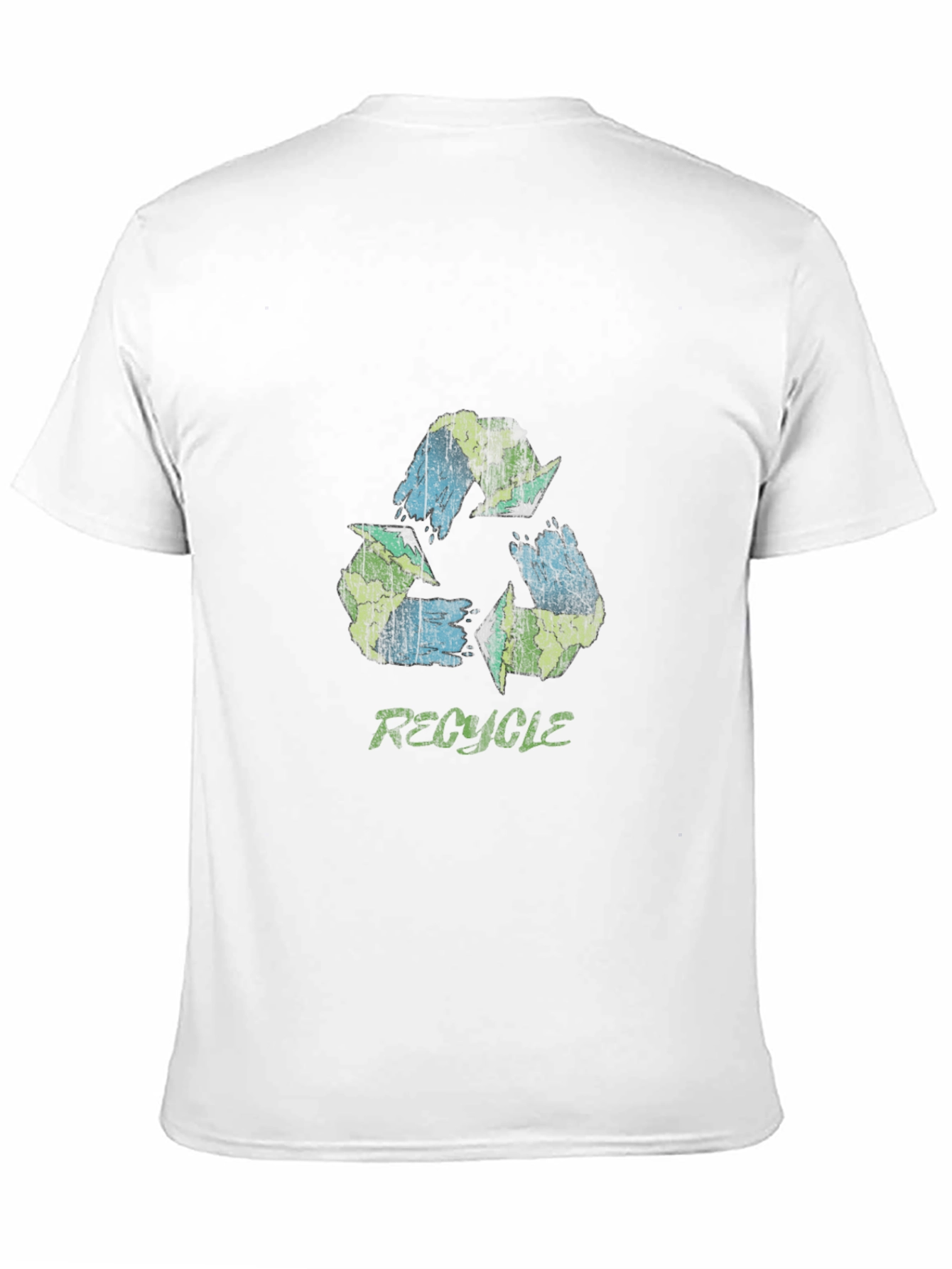 Recycle Earth Graphic T-Shirt - Eco Friendly Design