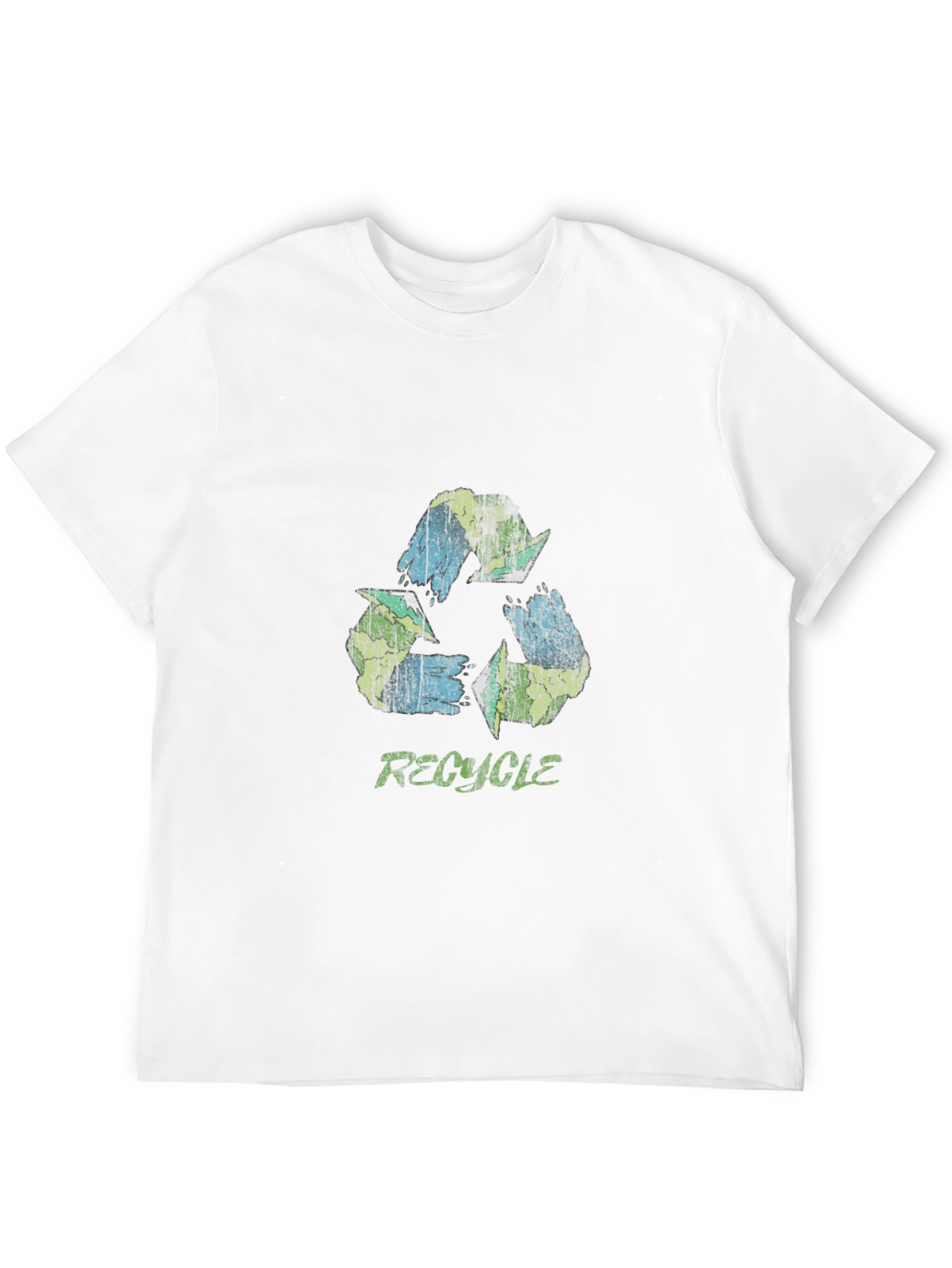 Recycle Earth Graphic T-Shirt - Eco Friendly Design