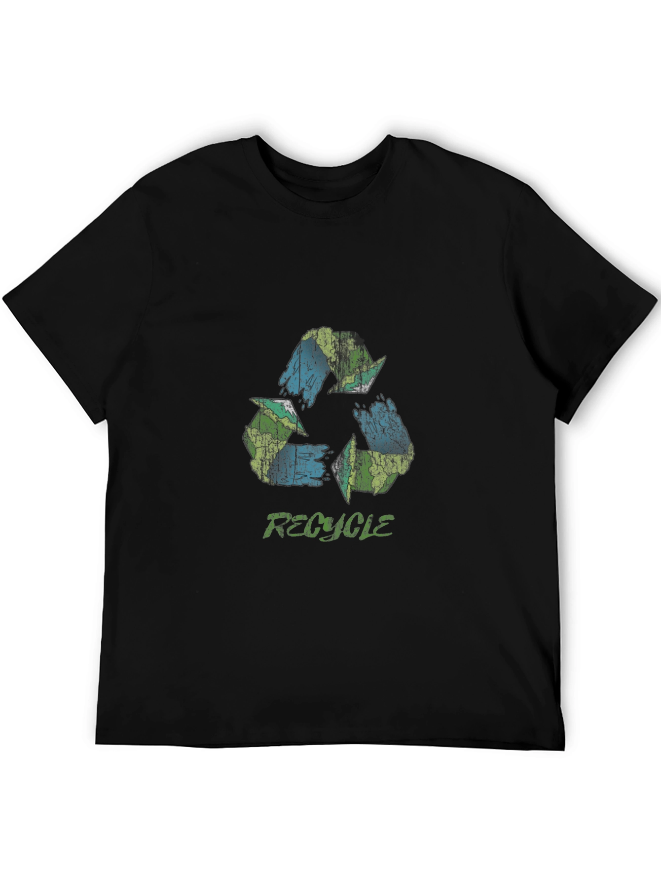 Recycle Earth Graphic T-Shirt - Eco Friendly Design