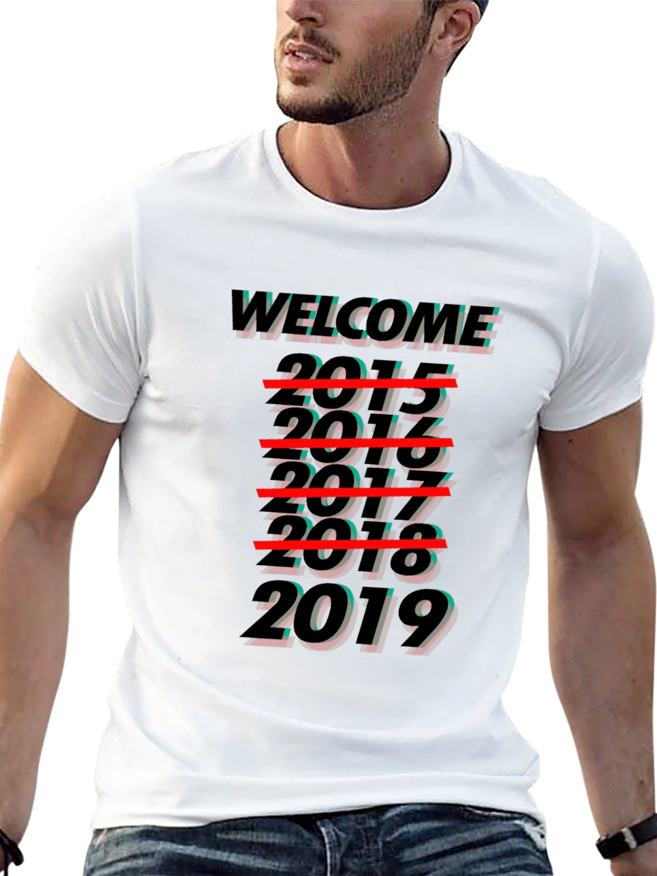 Welcome 2019 T-Shirt - Novelty Year End Tee
