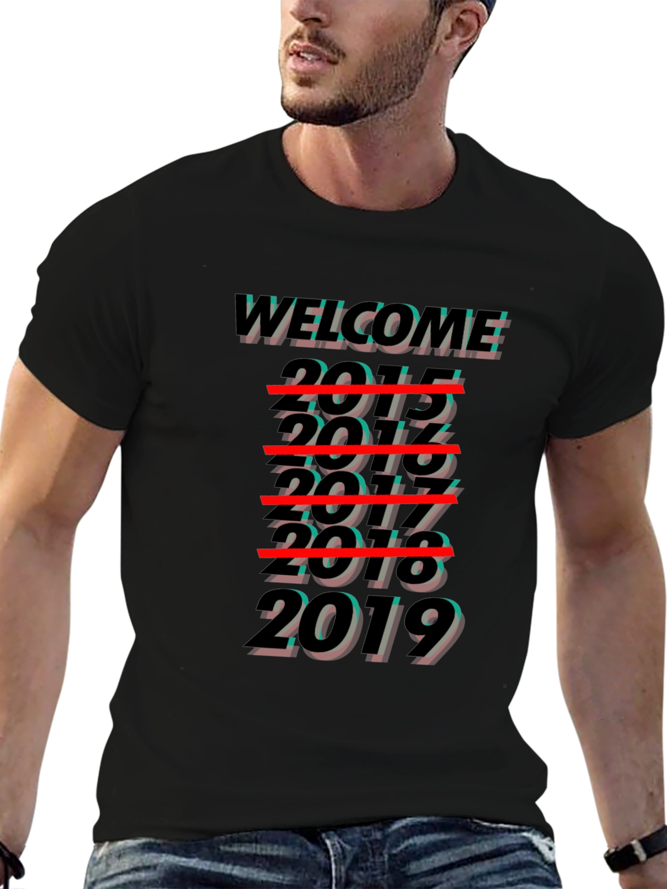 Welcome 2019 T-Shirt - Novelty Year End Tee