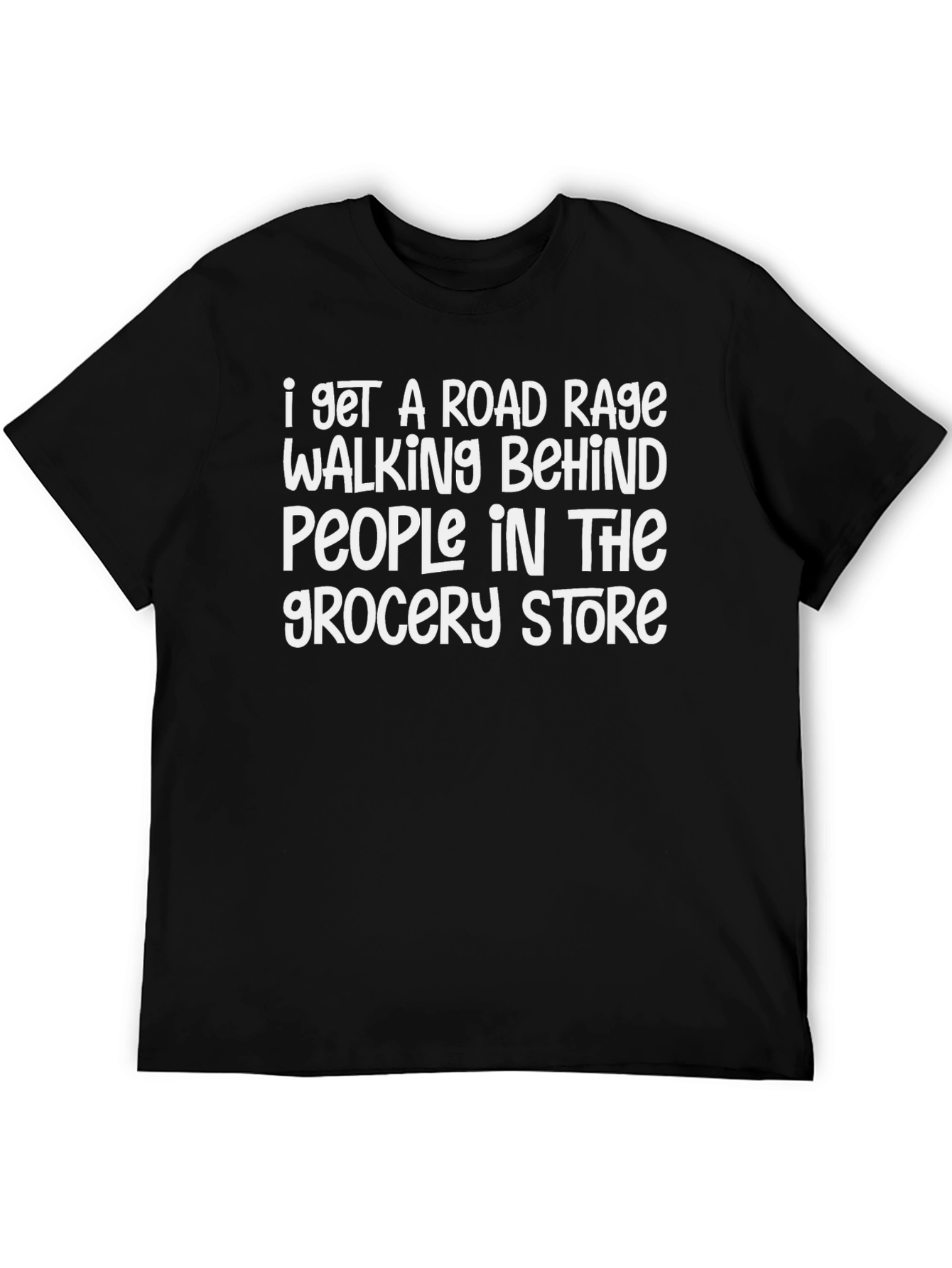 Road Rage Grocery Store T-Shirt Funny Tee