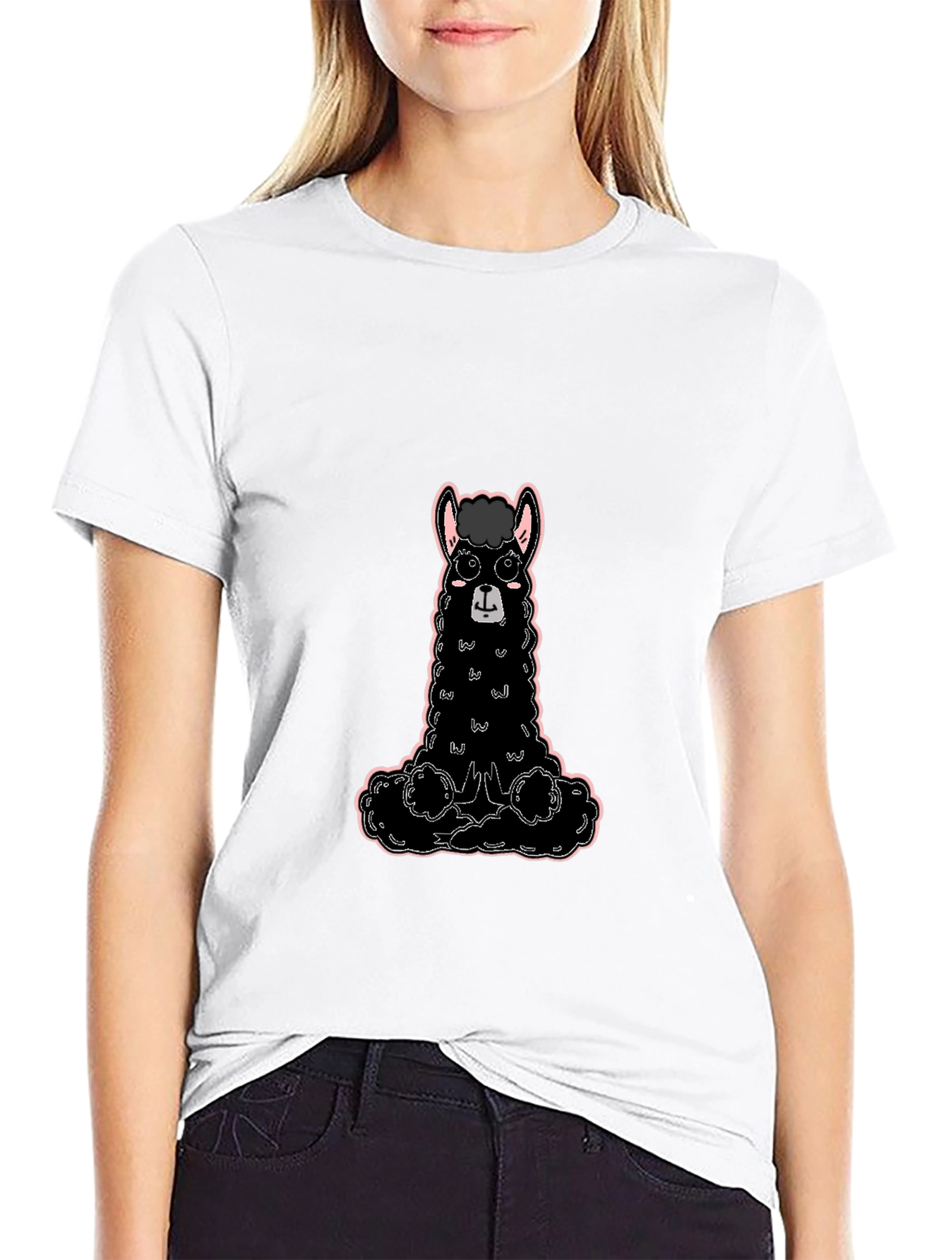 Black Llama Graphic Tee
