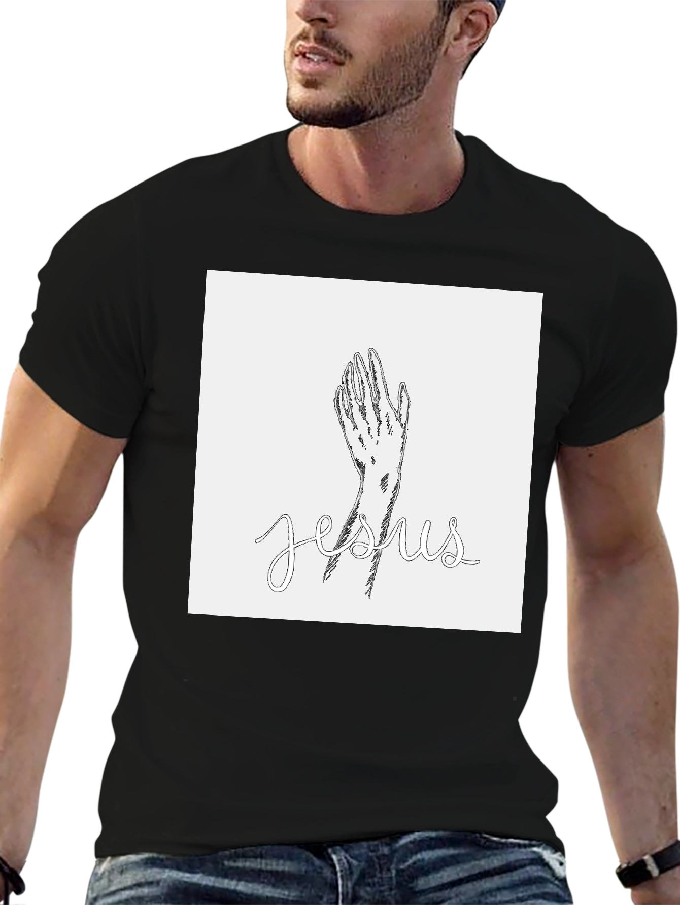 Jesus Hand Graphic Tee