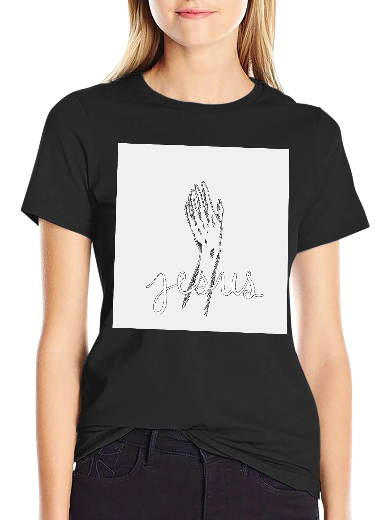 Jesus Hand Graphic Tee
