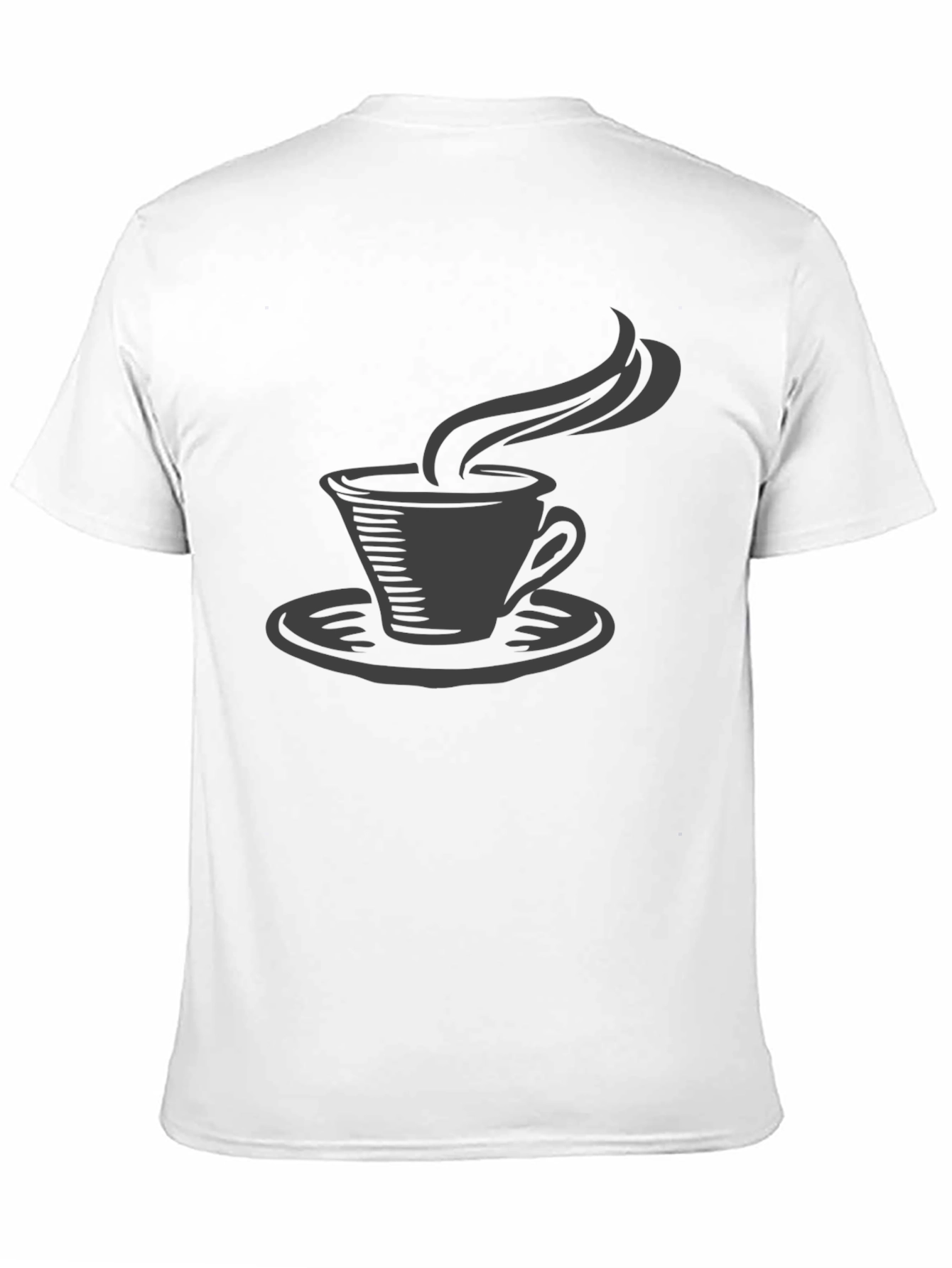 Coffee Cup Graphic Tee - Black