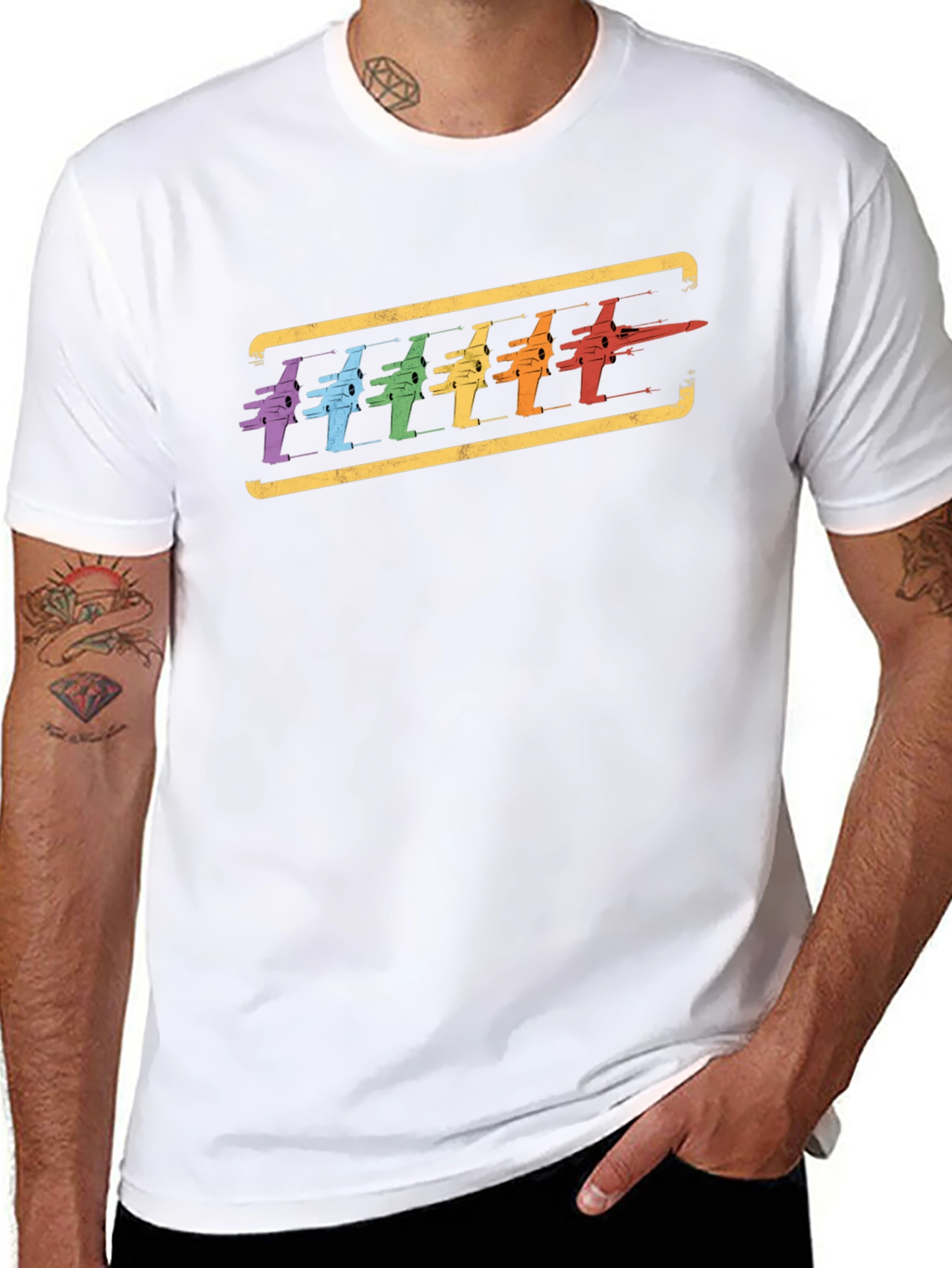 Rainbow X-Wing Squadron T-Shirt