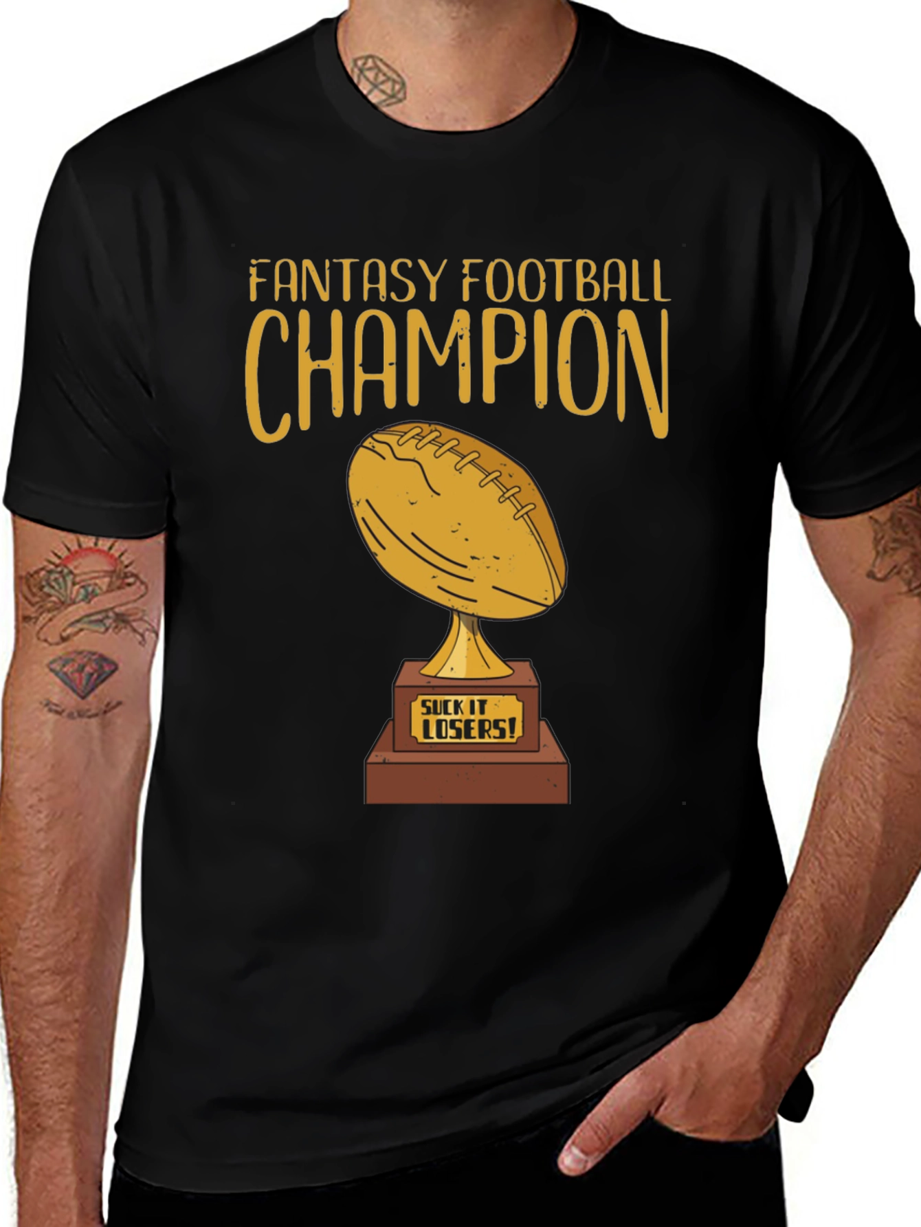 Fantasy Football Champion Graphic T-Shirt