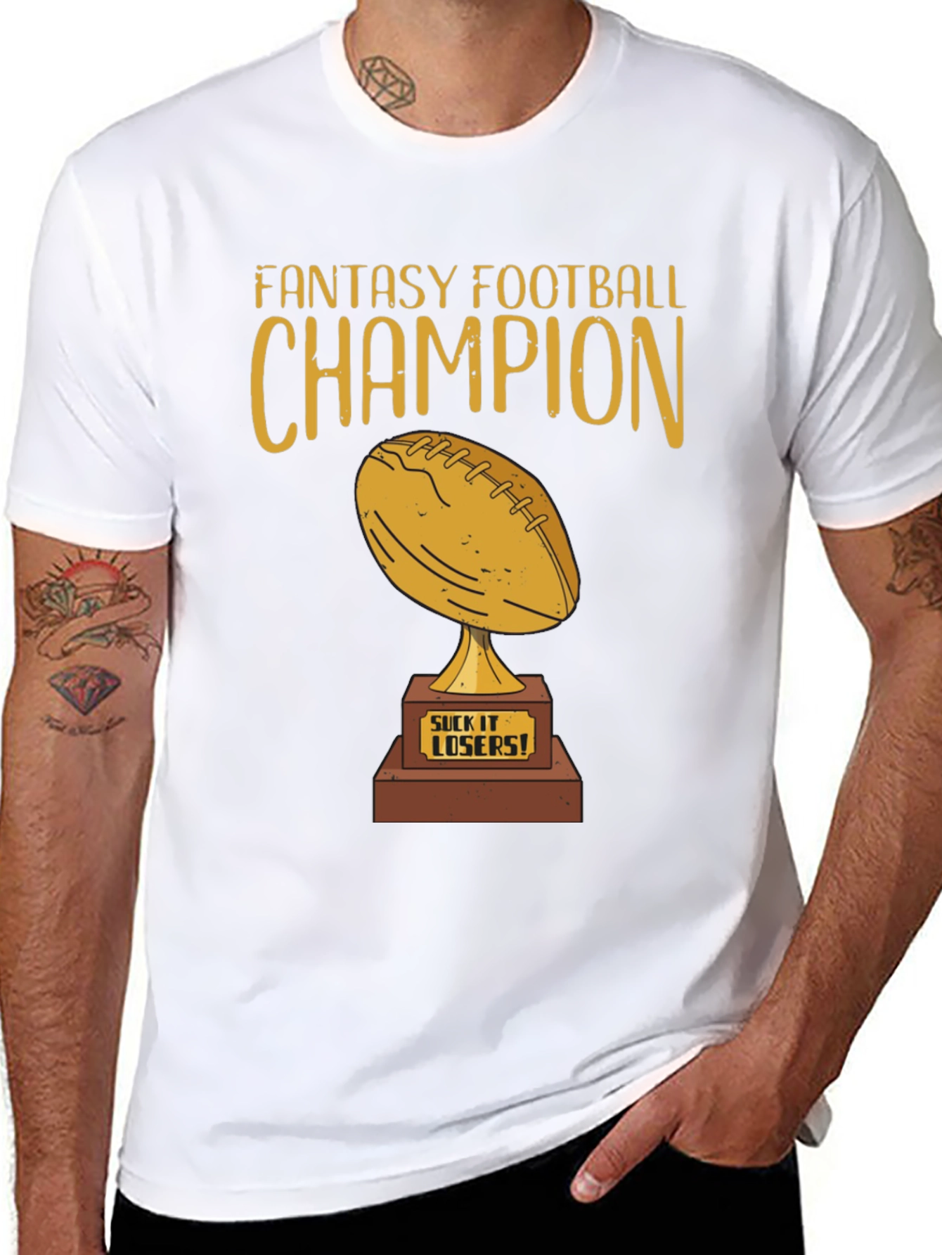 Fantasy Football Champion Graphic T-Shirt