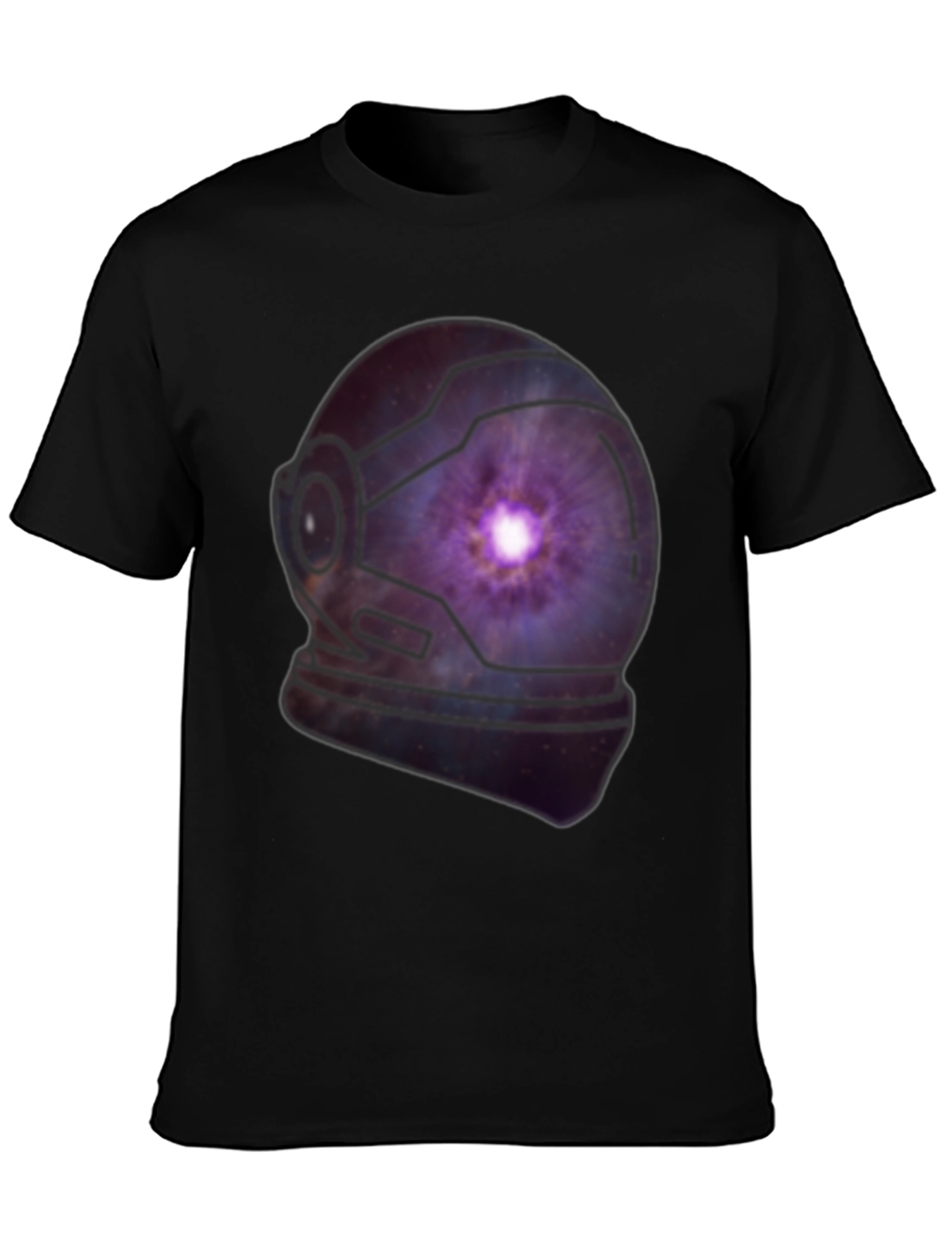 Galaxy Astronaut Helmet Graphic Tee