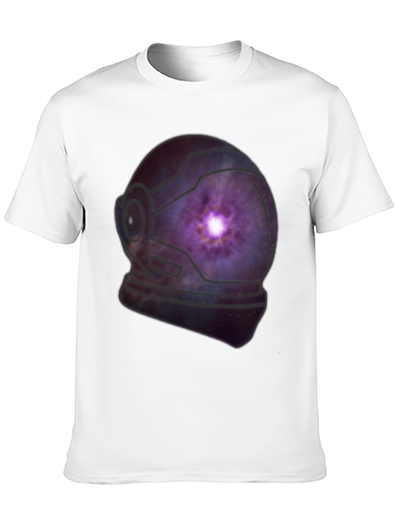 Galaxy Astronaut Helmet Graphic Tee