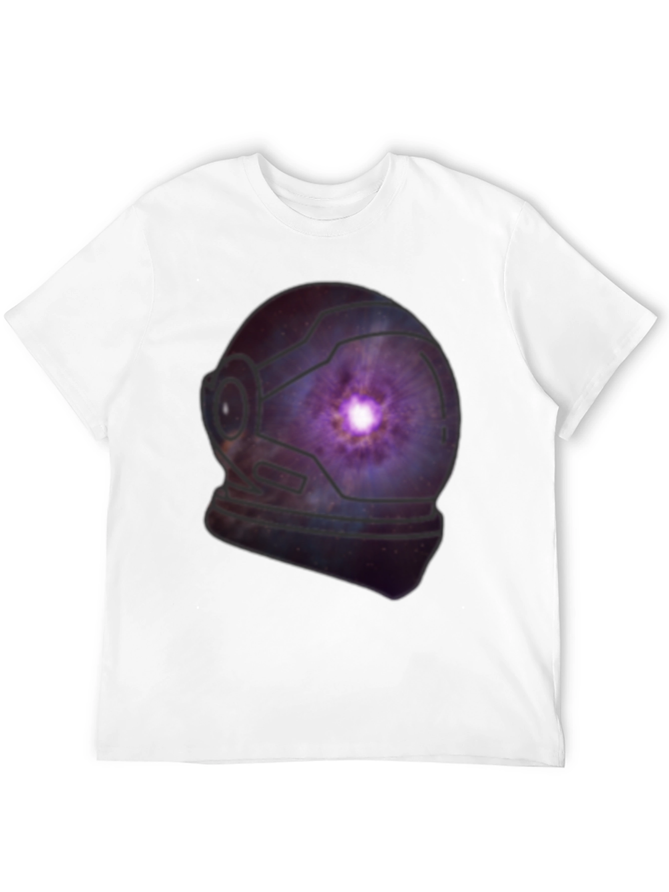Galaxy Astronaut Helmet Graphic Tee