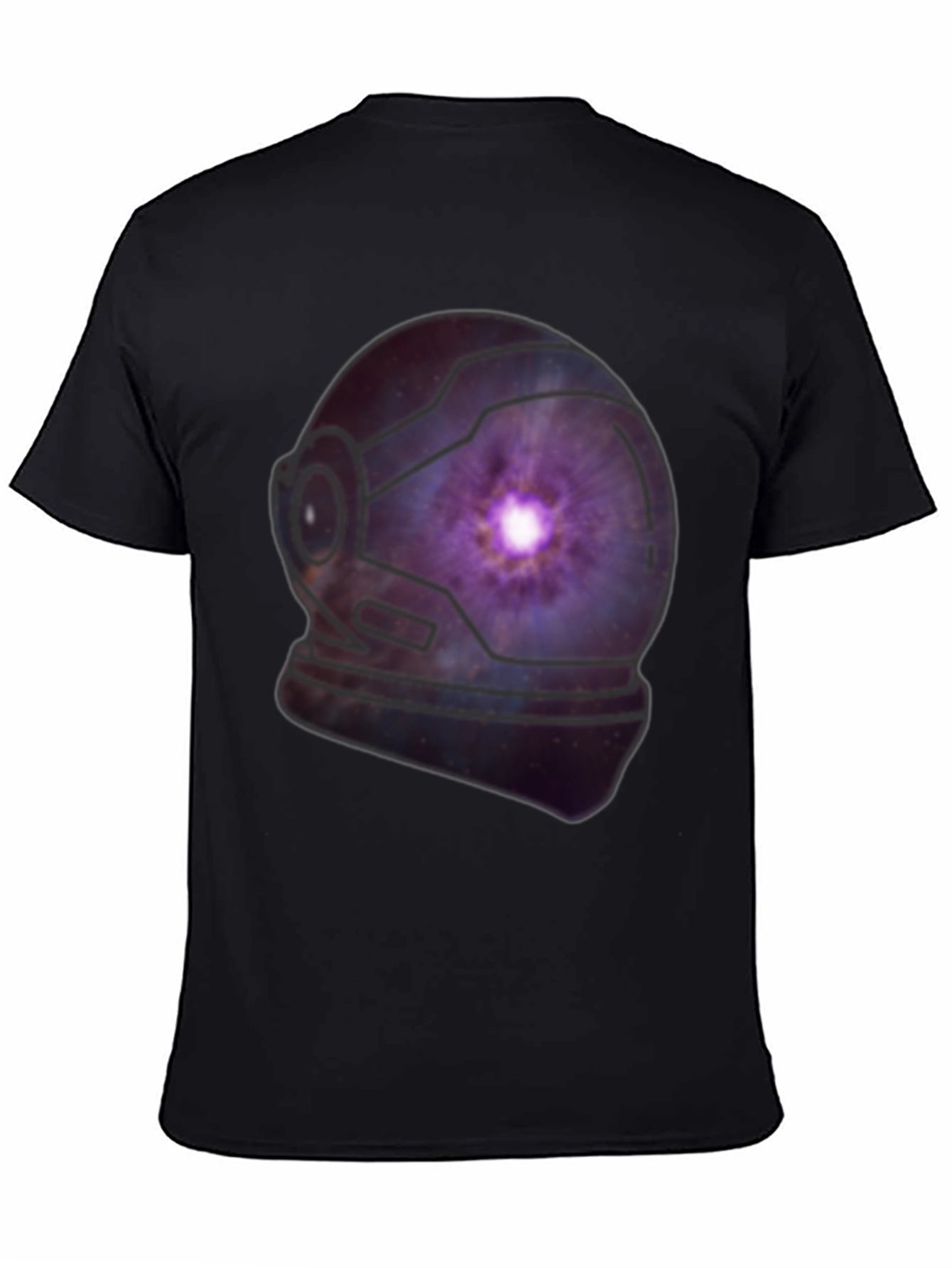 Galaxy Astronaut Helmet Graphic Tee