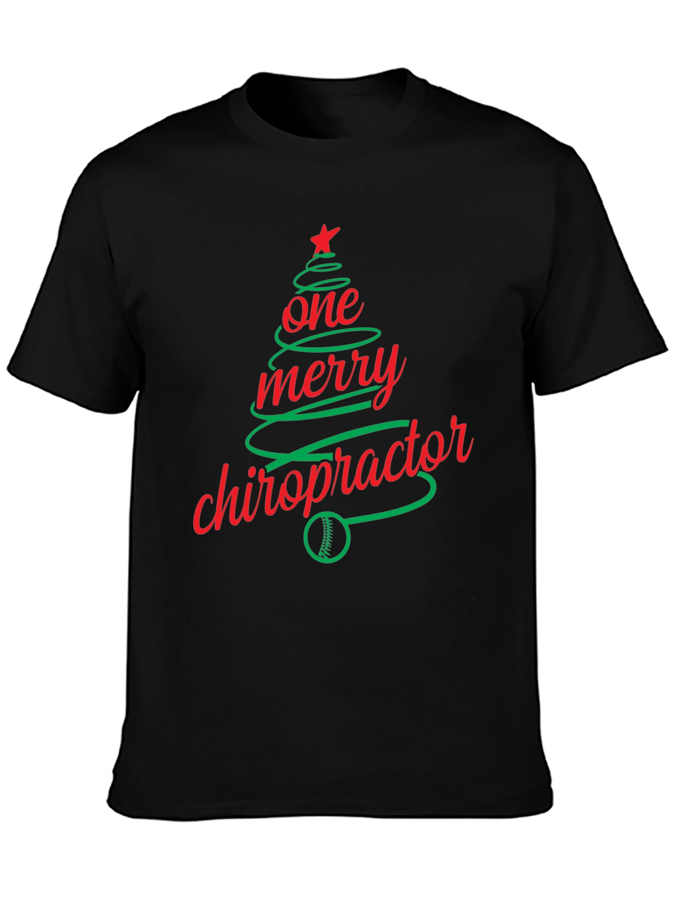 Festive Chiropractor Christmas T-Shirt