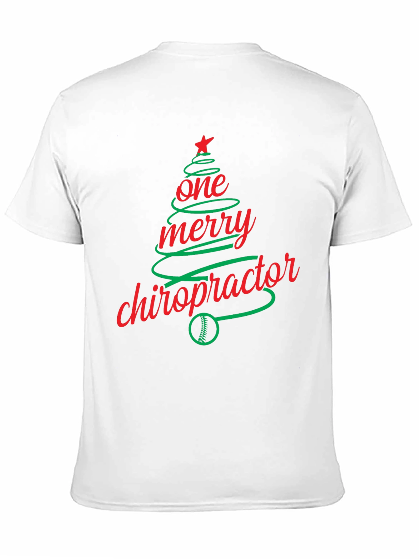 Festive Chiropractor Christmas T-Shirt
