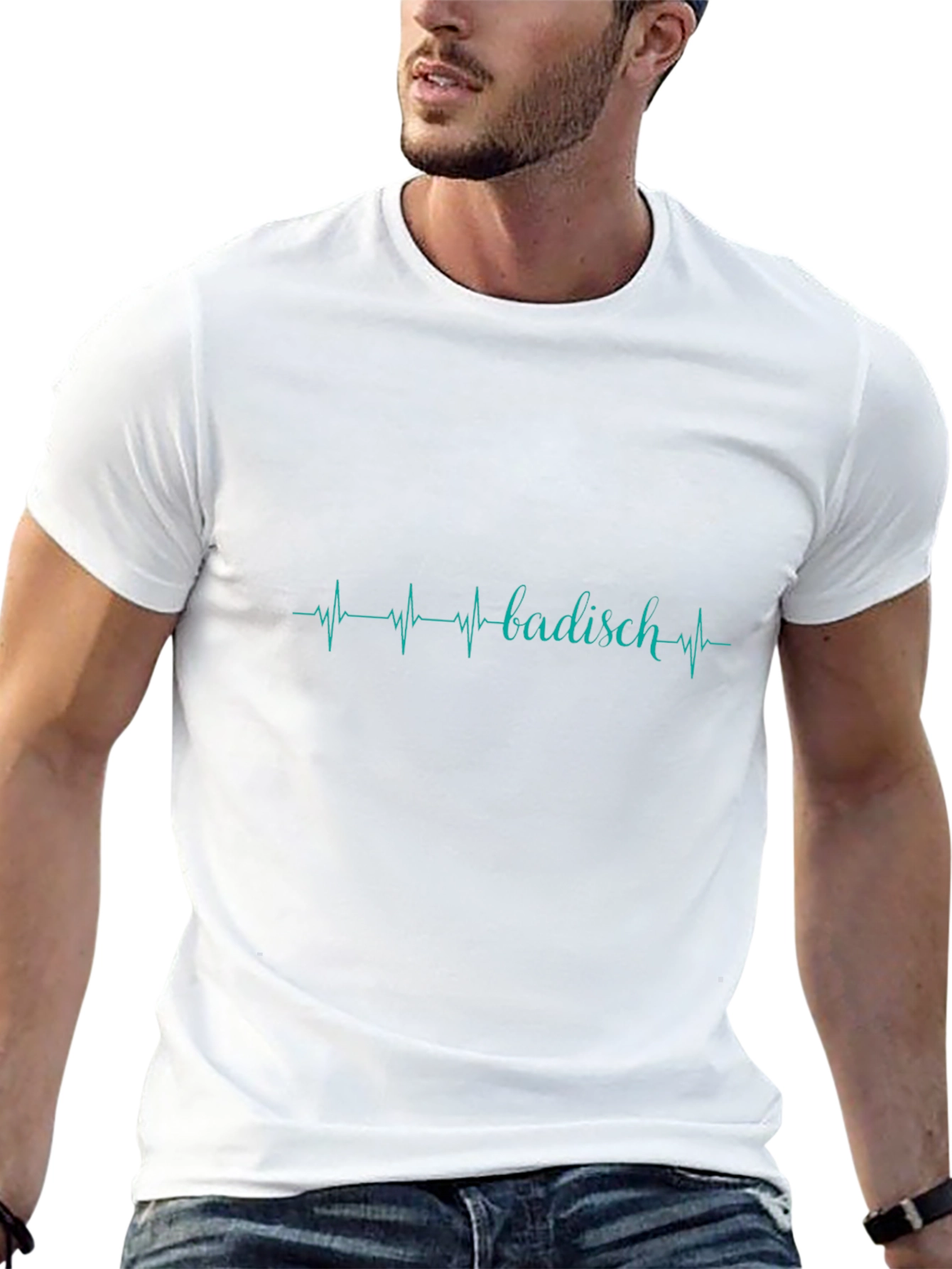 Badisch Heartbeat T-Shirt - Black