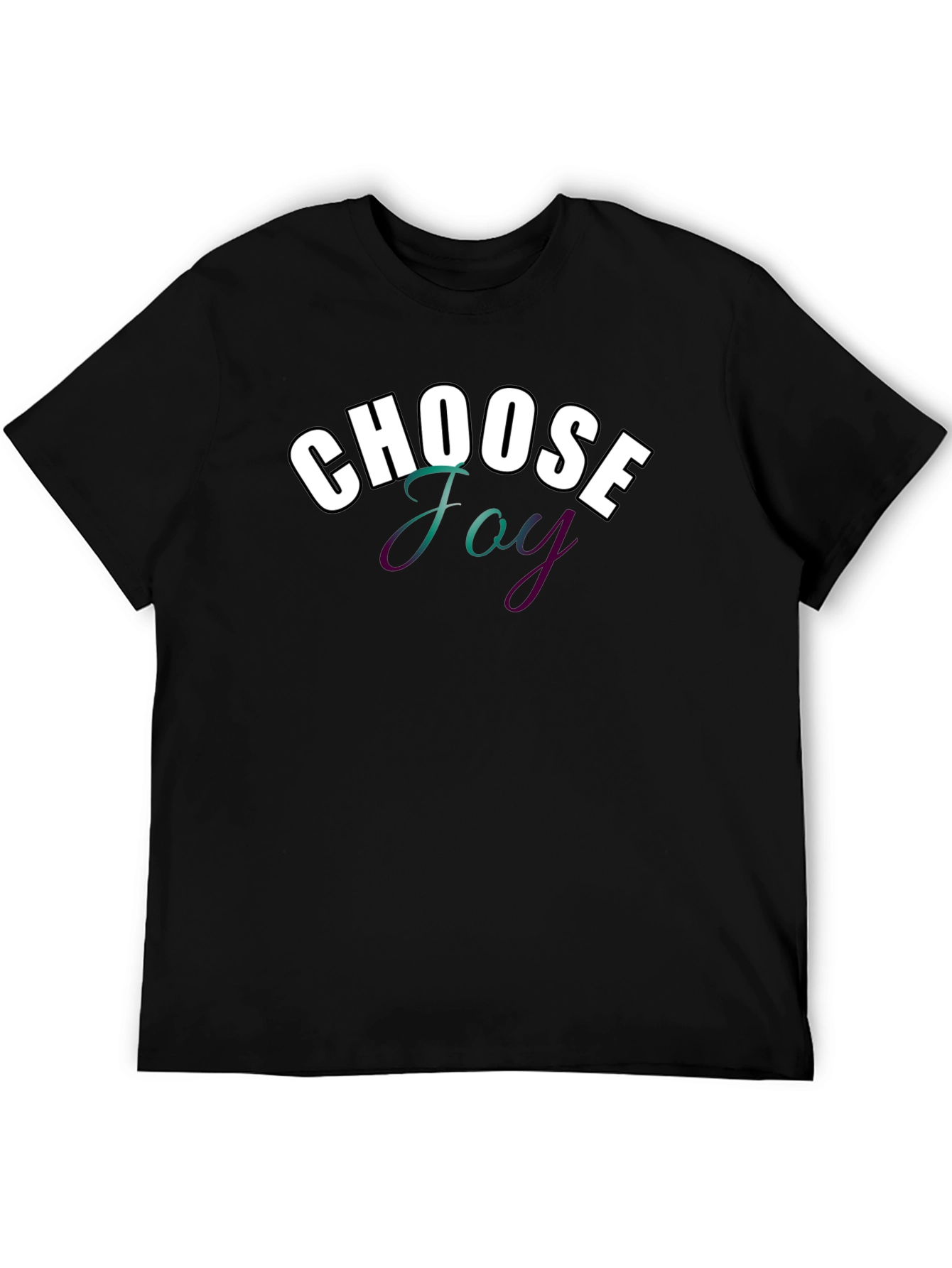 Choose Joy Graphic T-Shirt - Black