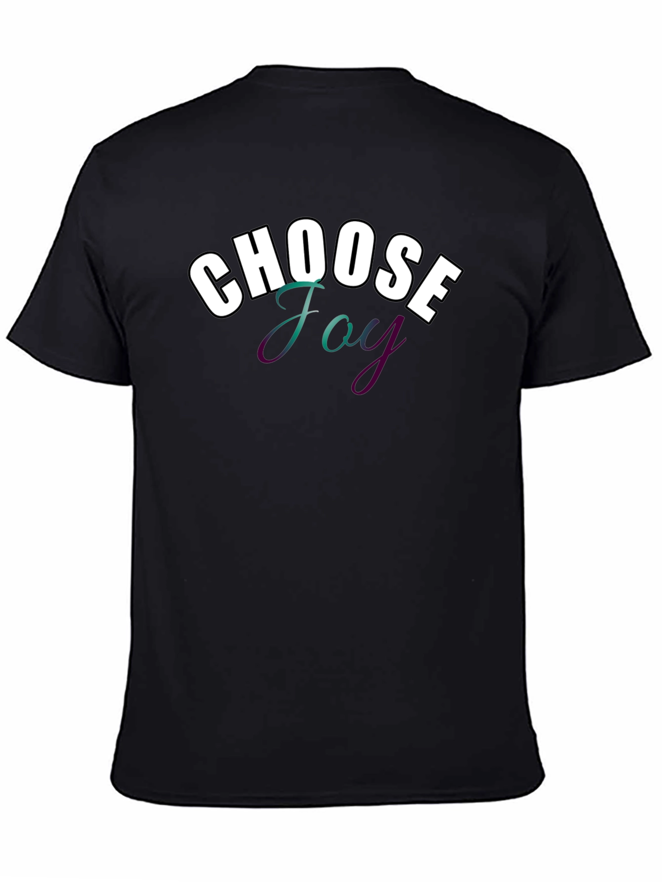Choose Joy Graphic T-Shirt - Black