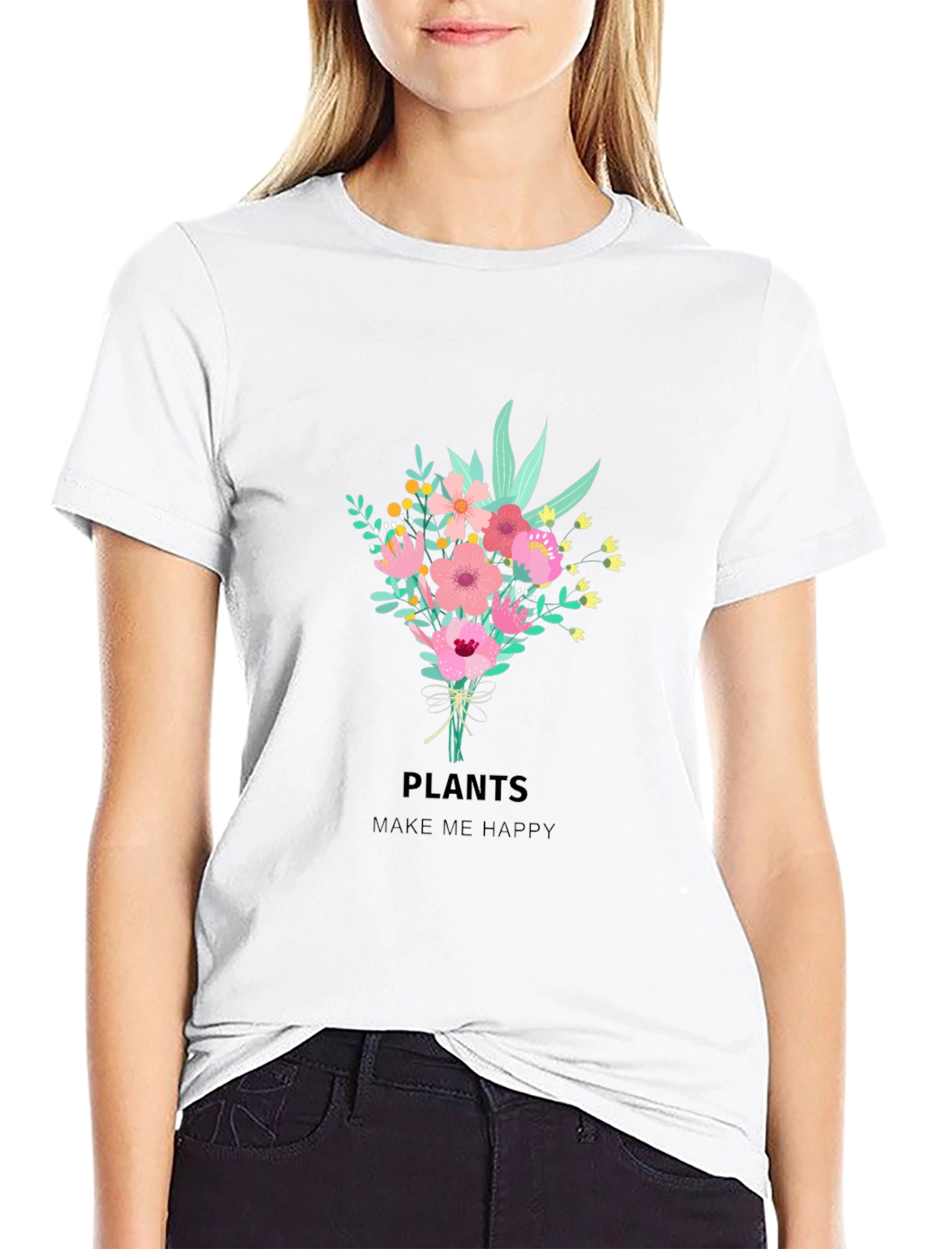 Plants Make Me Happy Graphic Tee