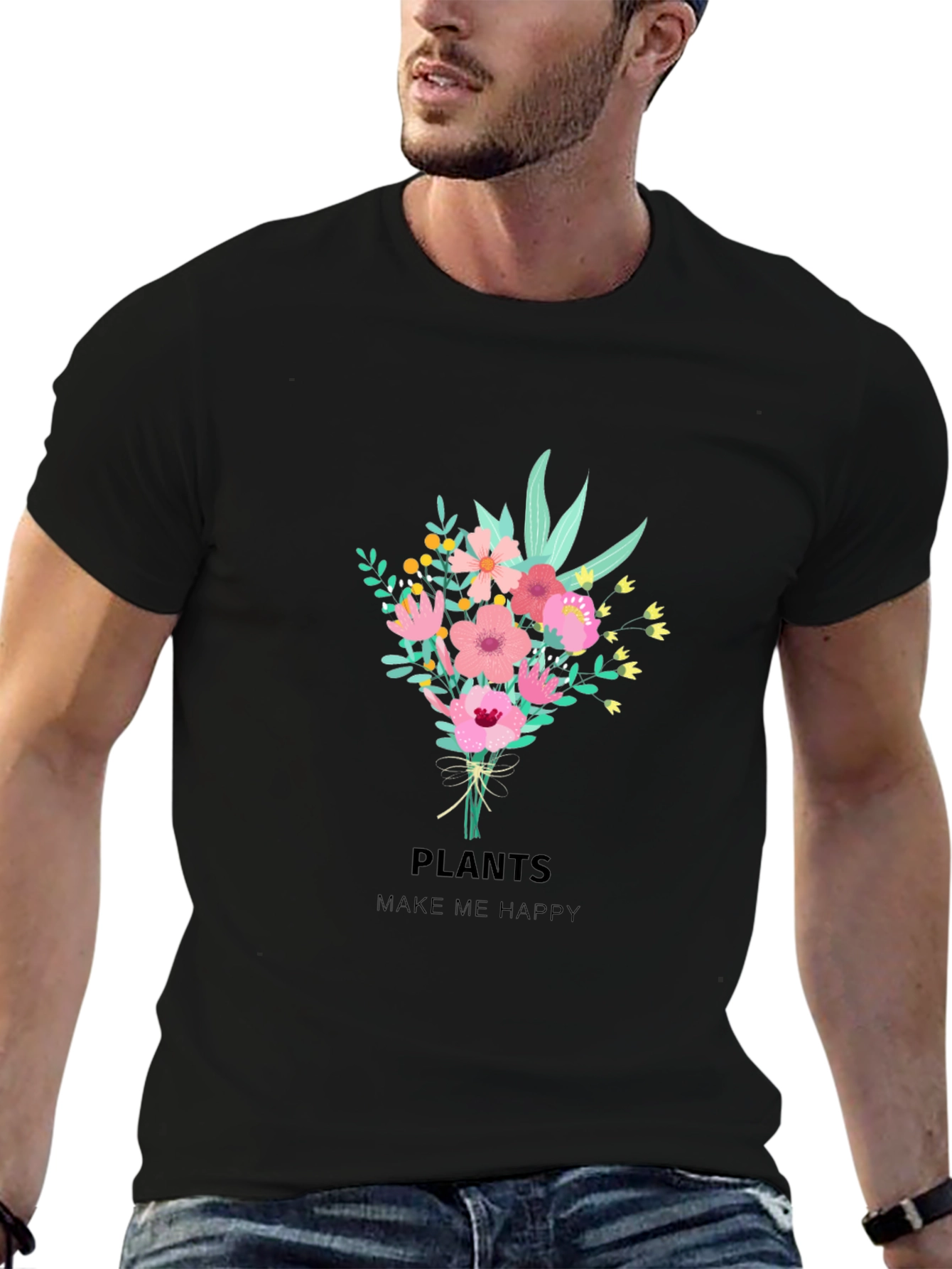 Plants Make Me Happy Graphic Tee