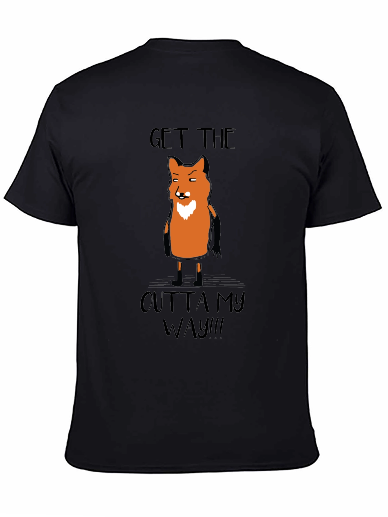 Get the Outta My Way Fox Graphic T-Shirt
