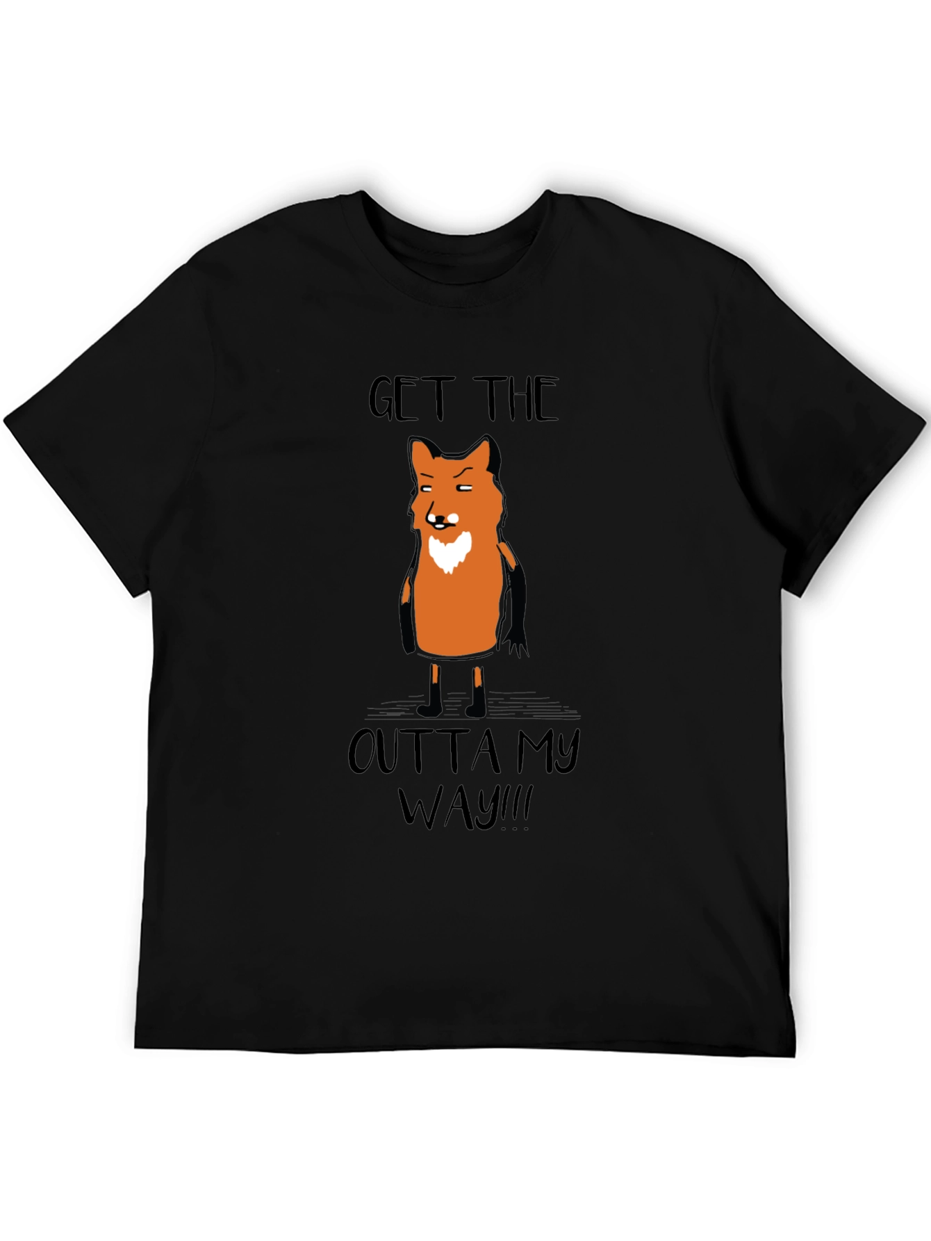 Get the Outta My Way Fox Graphic T-Shirt