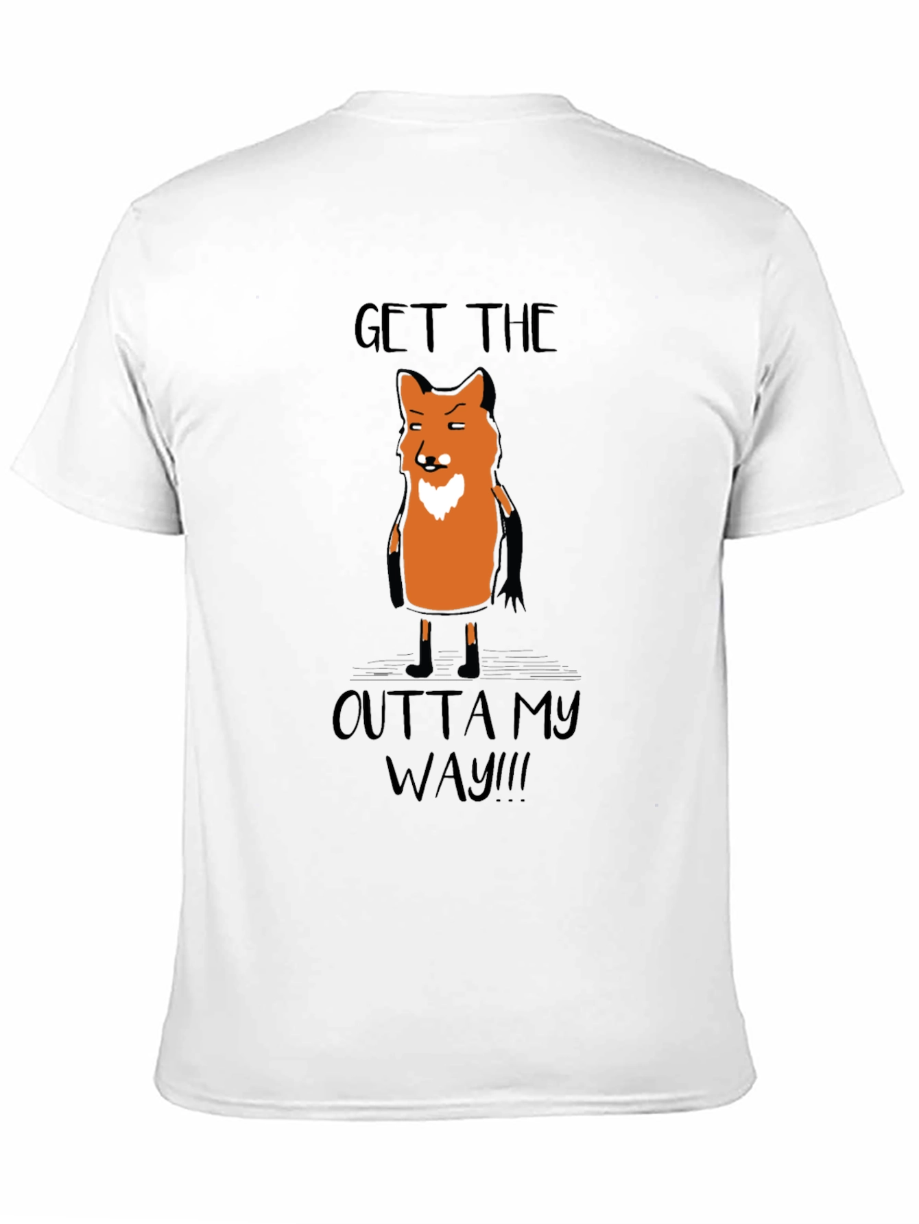 Get the Outta My Way Fox Graphic T-Shirt