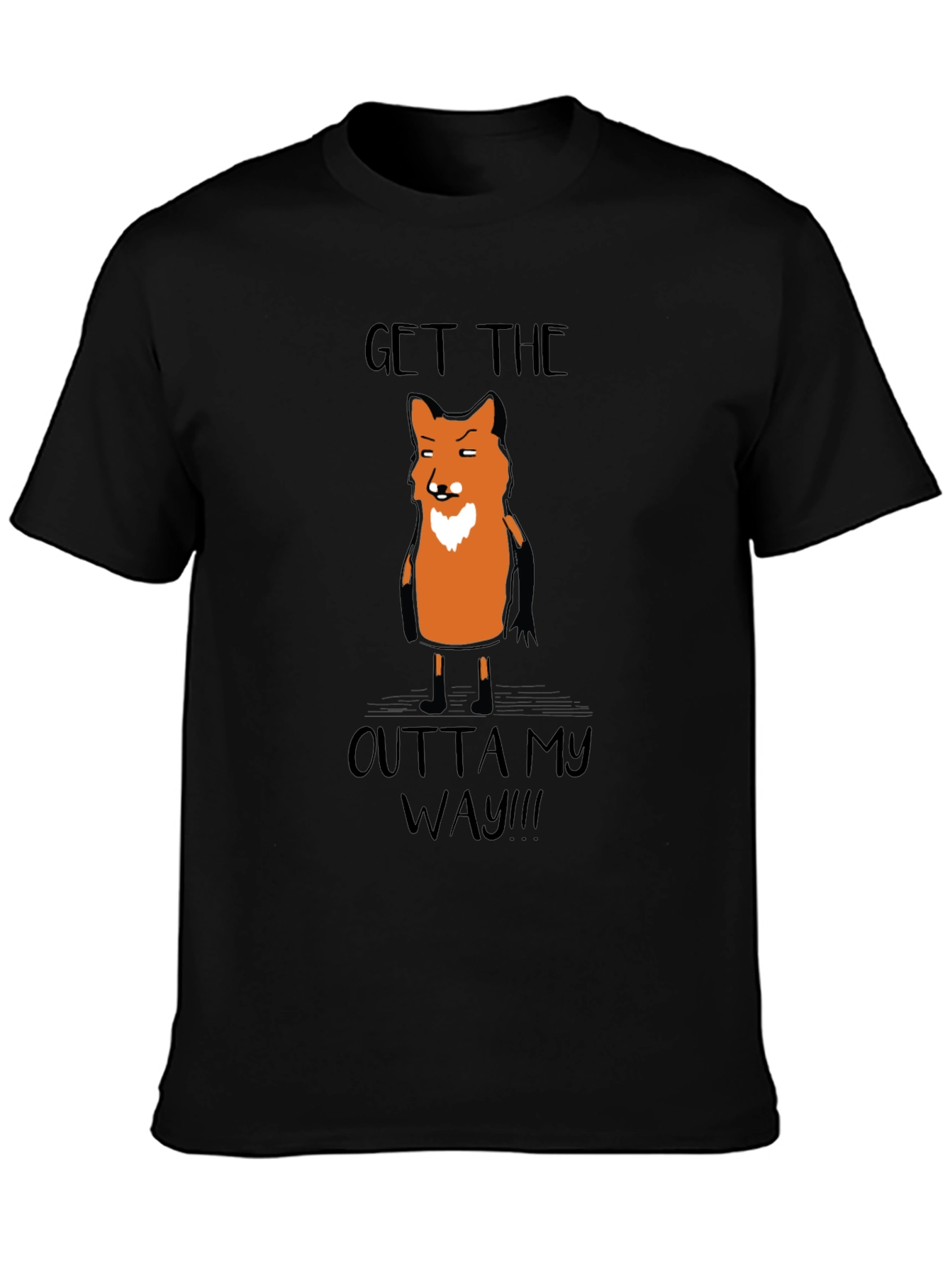 Get the Outta My Way Fox Graphic T-Shirt