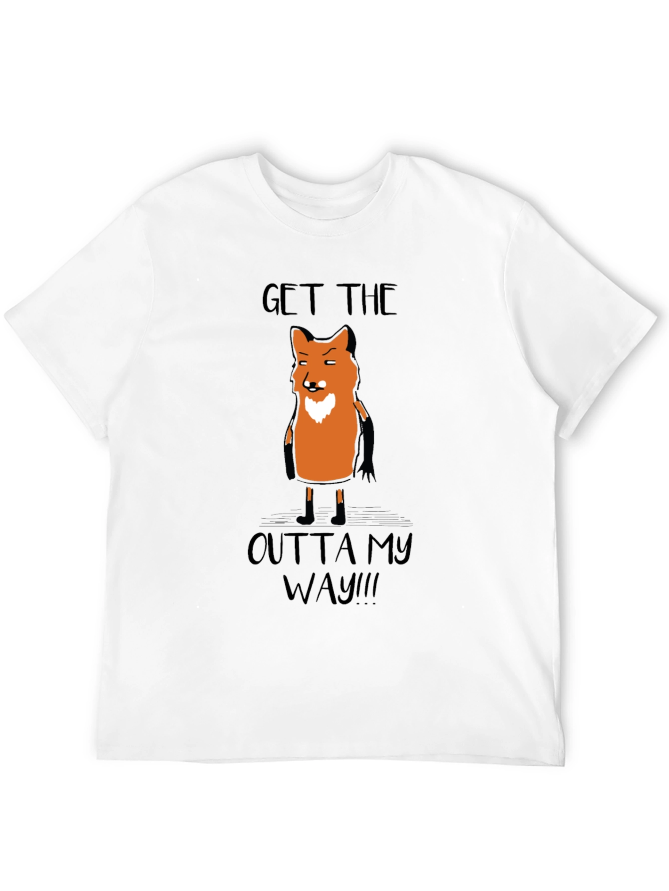 Get the Outta My Way Fox Graphic T-Shirt
