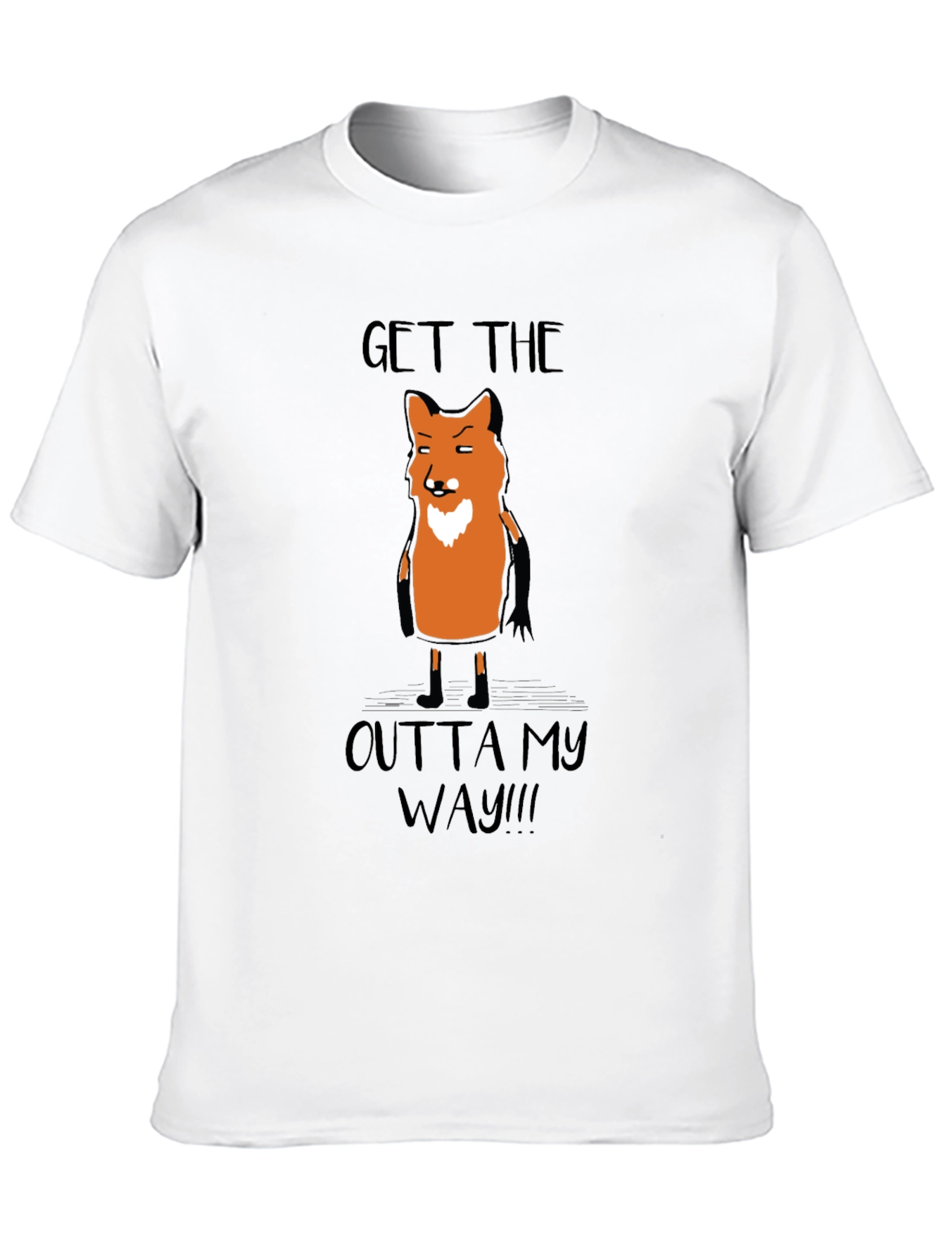 Get the Outta My Way Fox Graphic T-Shirt