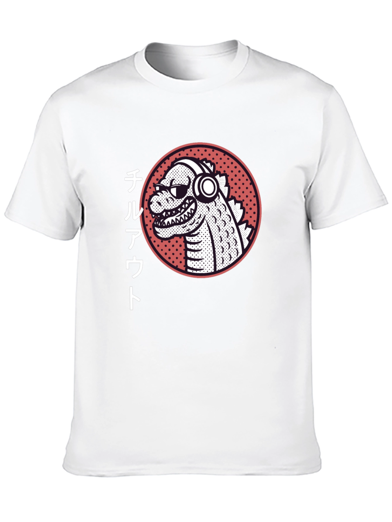 Chill Out Godzilla Graphic Tee - Black