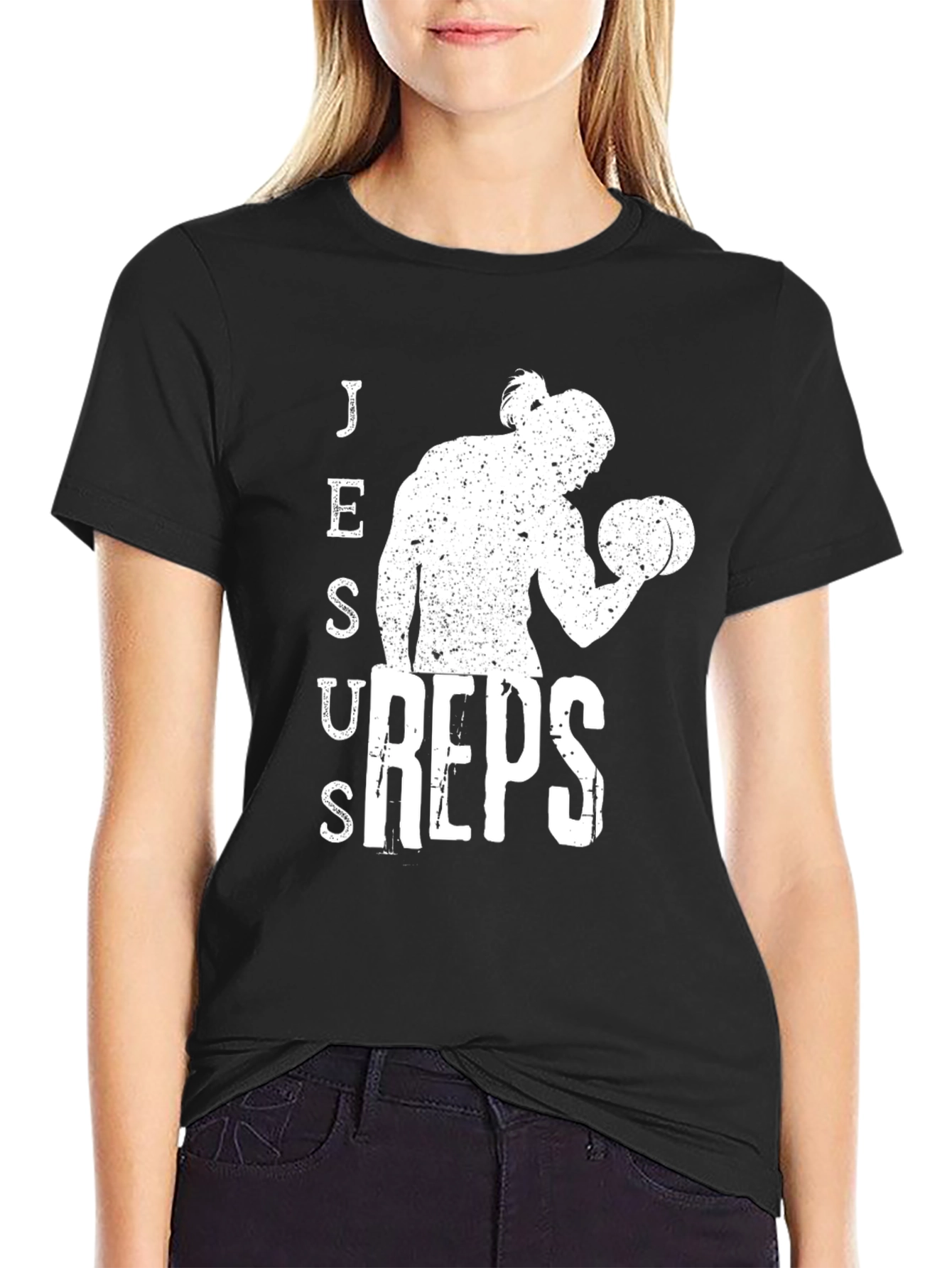 Jesus Reps T-Shirt - Faith & Fitness Tee