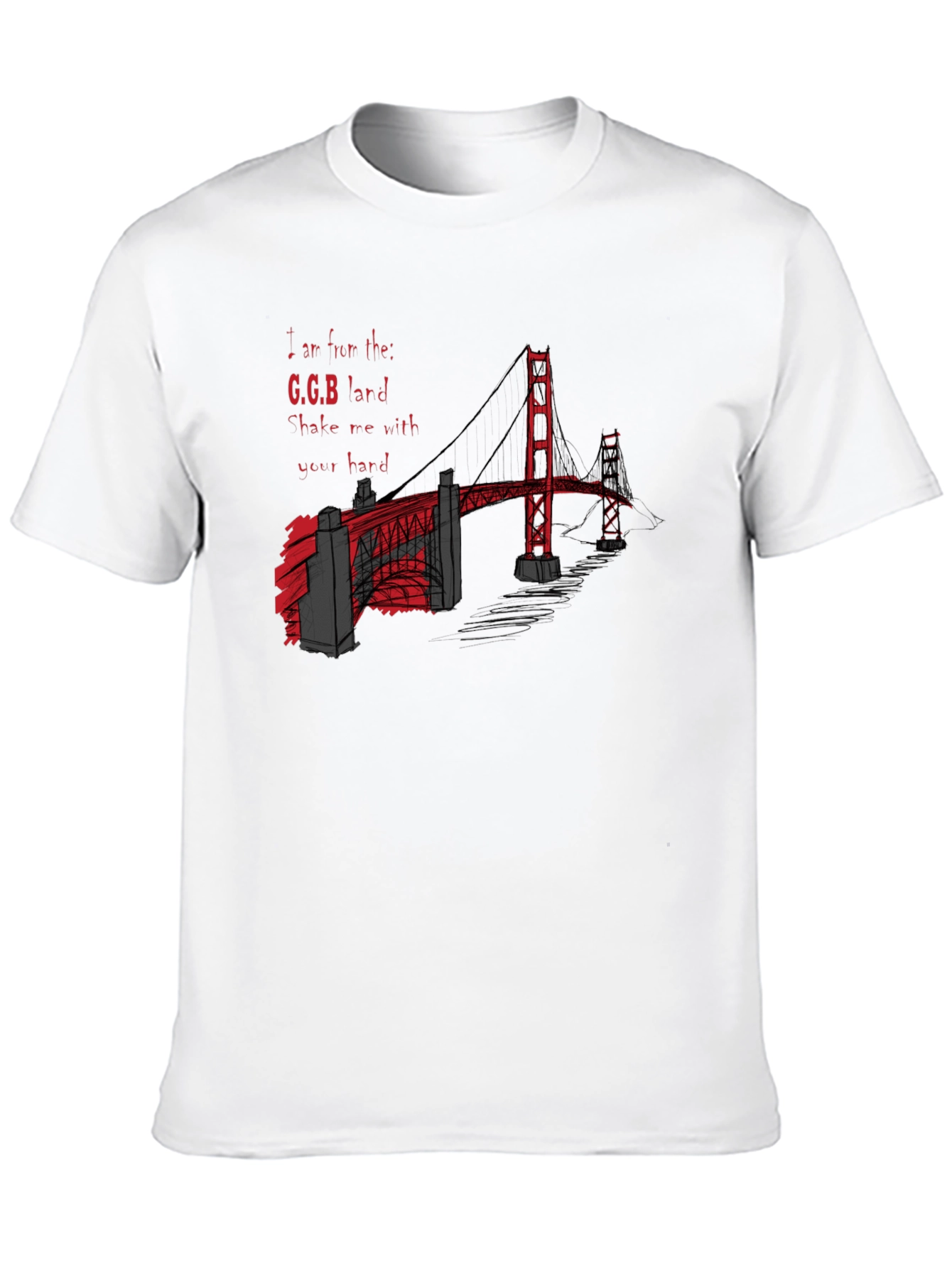 Golden Gate Bridge Graphic Tee - Black