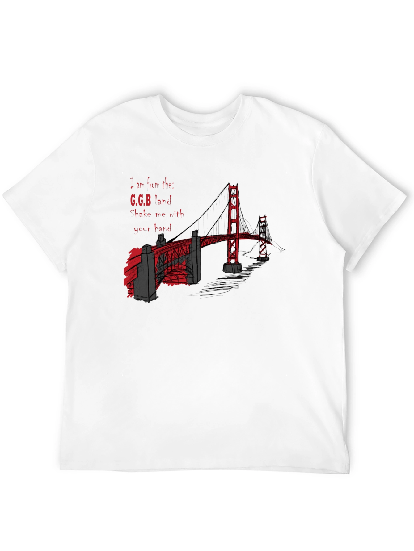 Golden Gate Bridge Graphic Tee - Black