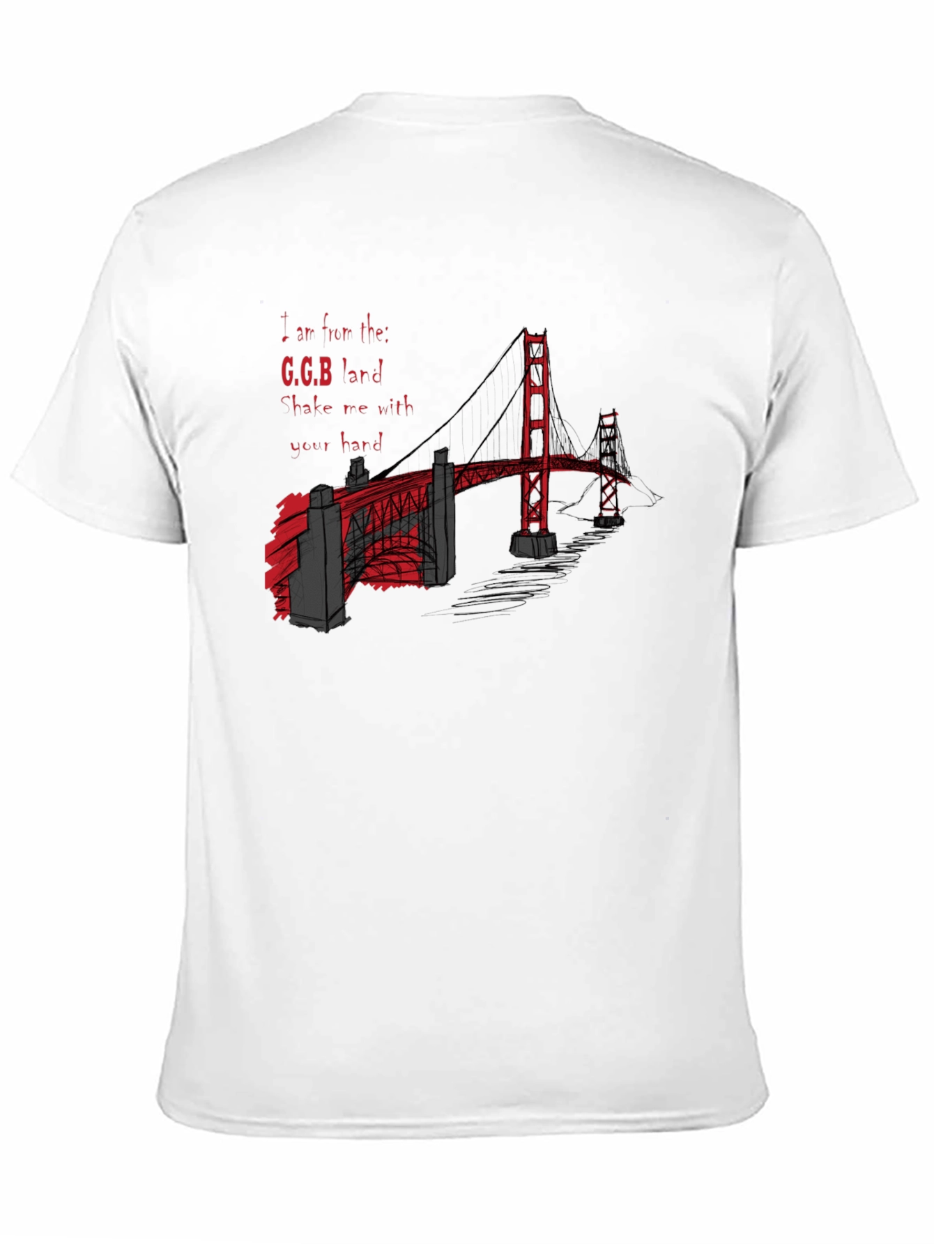 Golden Gate Bridge Graphic Tee - Black