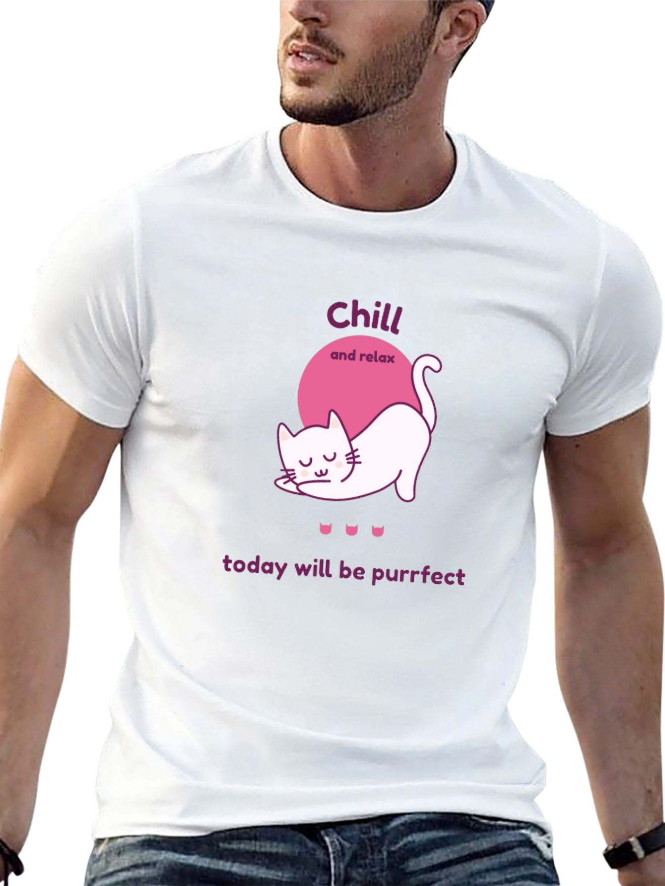 Chill Purrfect Cat T-Shirt