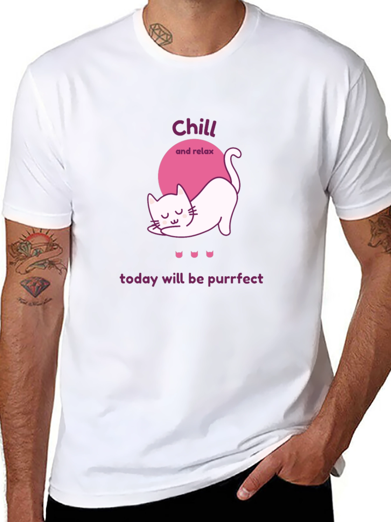 Chill Purrfect Cat T-Shirt