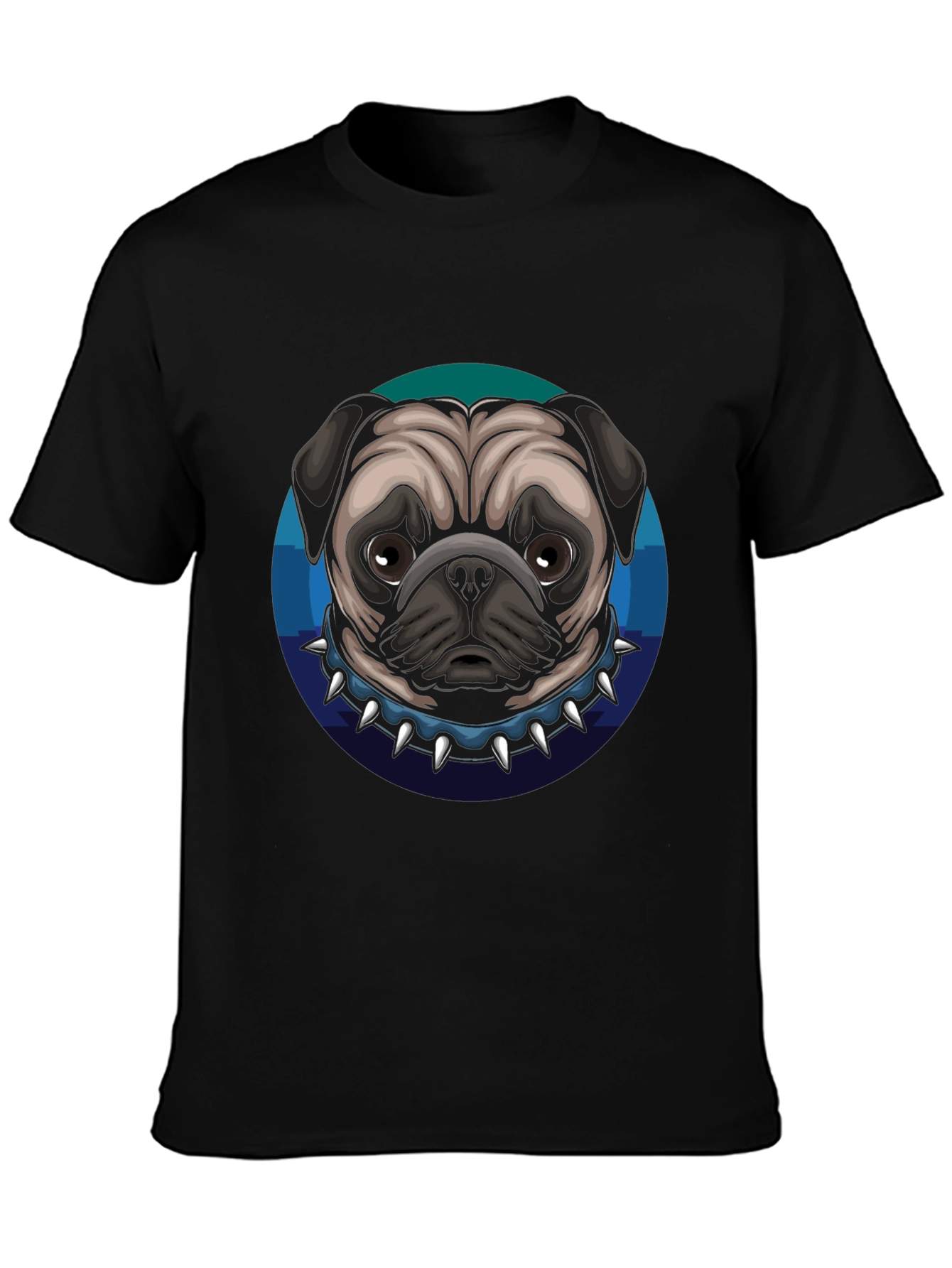 Cool Pug Dog Graphic T-Shirt
