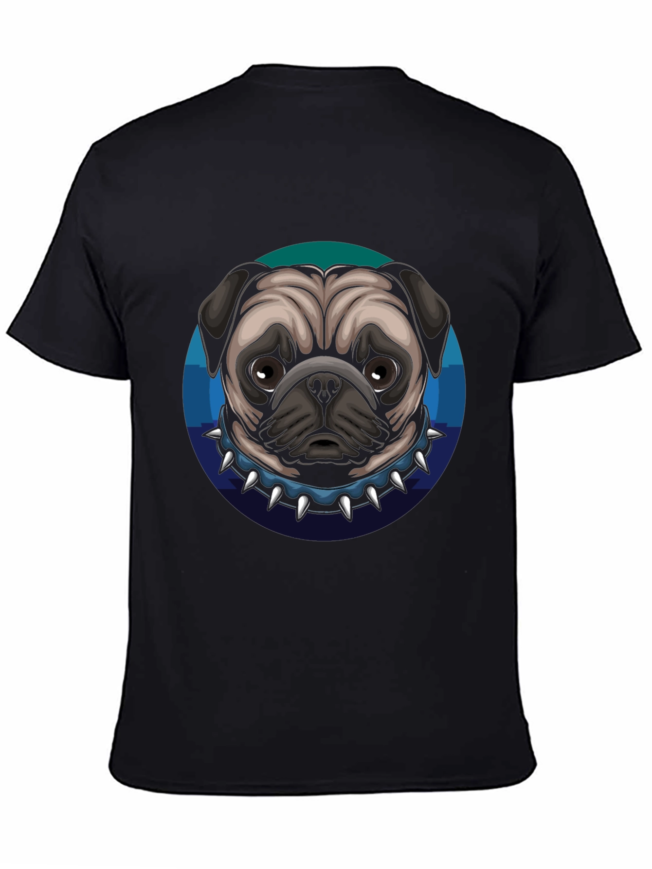 Cool Pug Dog Graphic T-Shirt